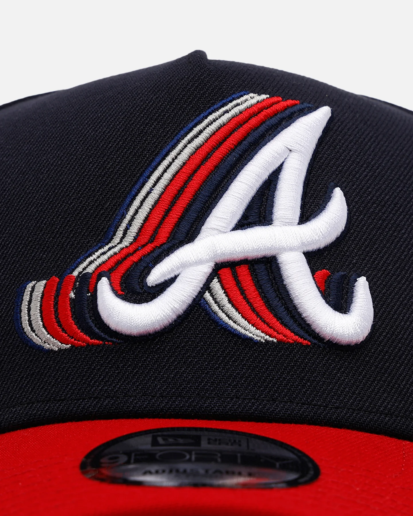 New Era Atlanta Braves 'Cascade' 9FORTY A-Frame Snapback Navy - Image 5