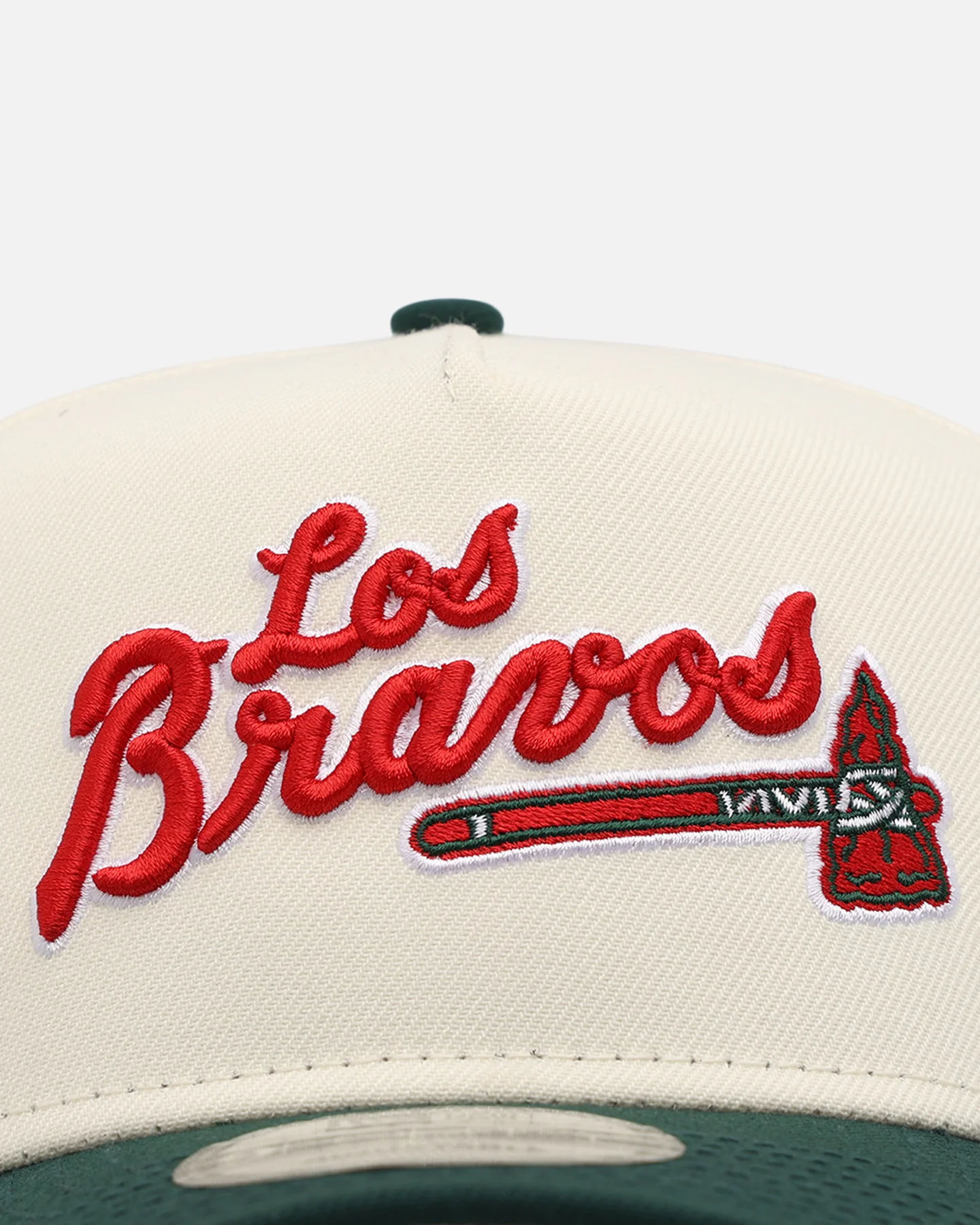 New Era Atlanta Braves 'Mexican Independence Day' 9FORTY A-Frame Snapback Chrome/Dark Green - Image 5
