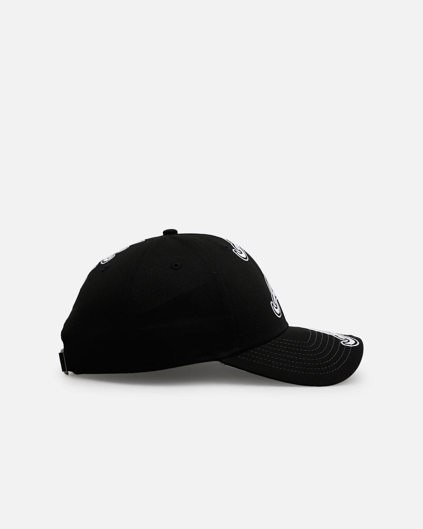 New Era Atlanta Braves 'Spine' 9FORTY A-Frame Strapback Black/White - Image 3