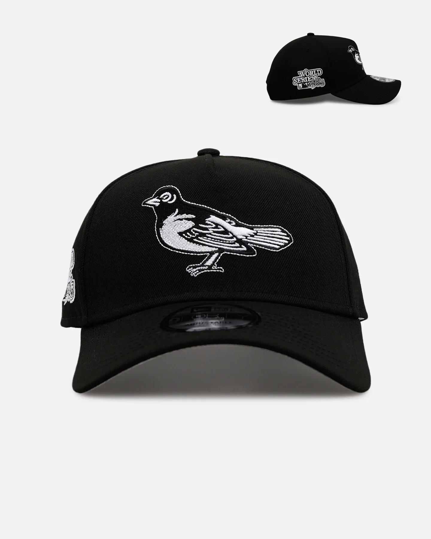 New Era Baltimore Orioles 'Black And White' 9FORTY A-Frame Snapback Black/White