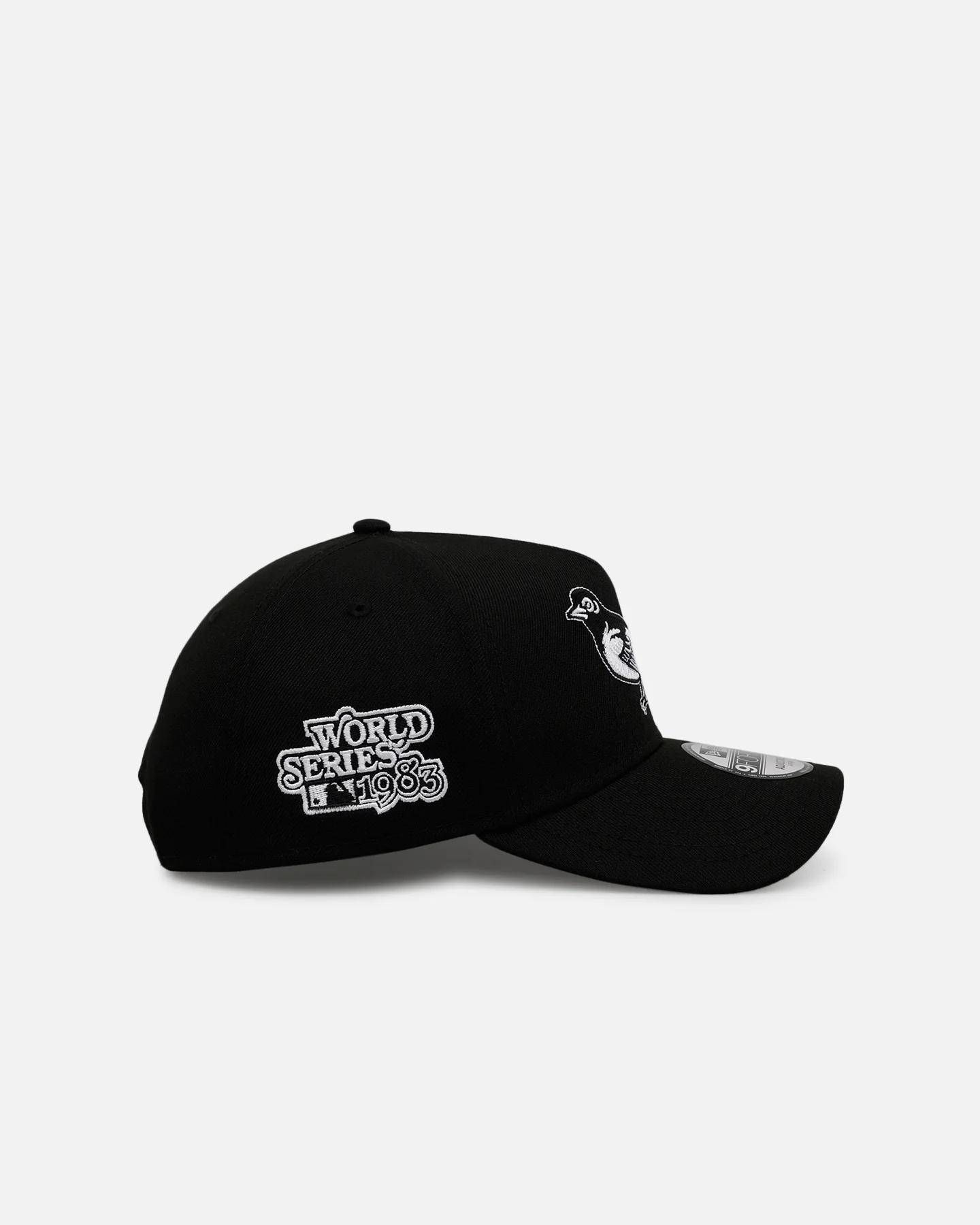 New Era Baltimore Orioles 'Black And White' 9FORTY A-Frame Snapback Black/White - Image 3