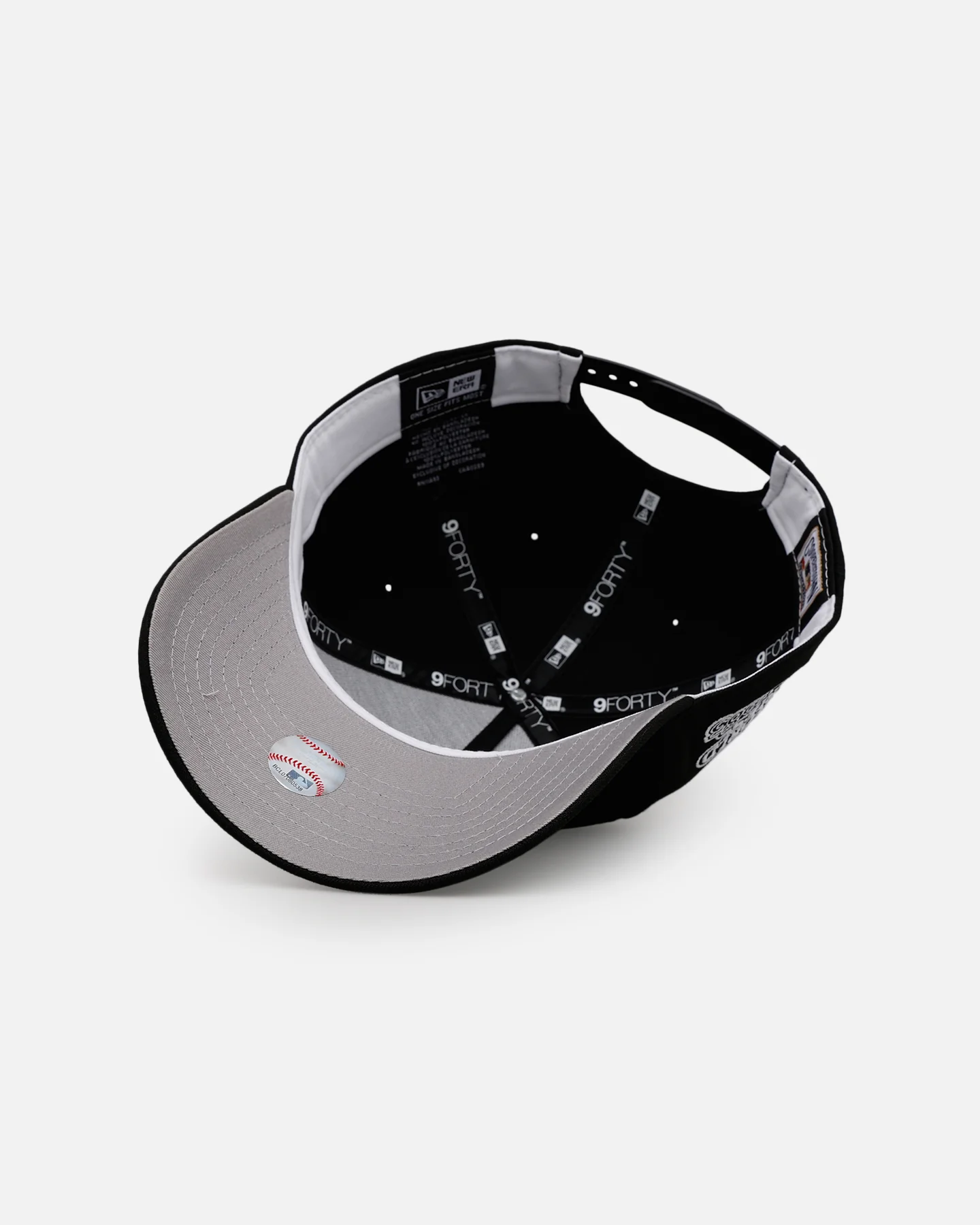 New Era Baltimore Orioles 'Black And White' 9FORTY A-Frame Snapback Black/White - Image 6