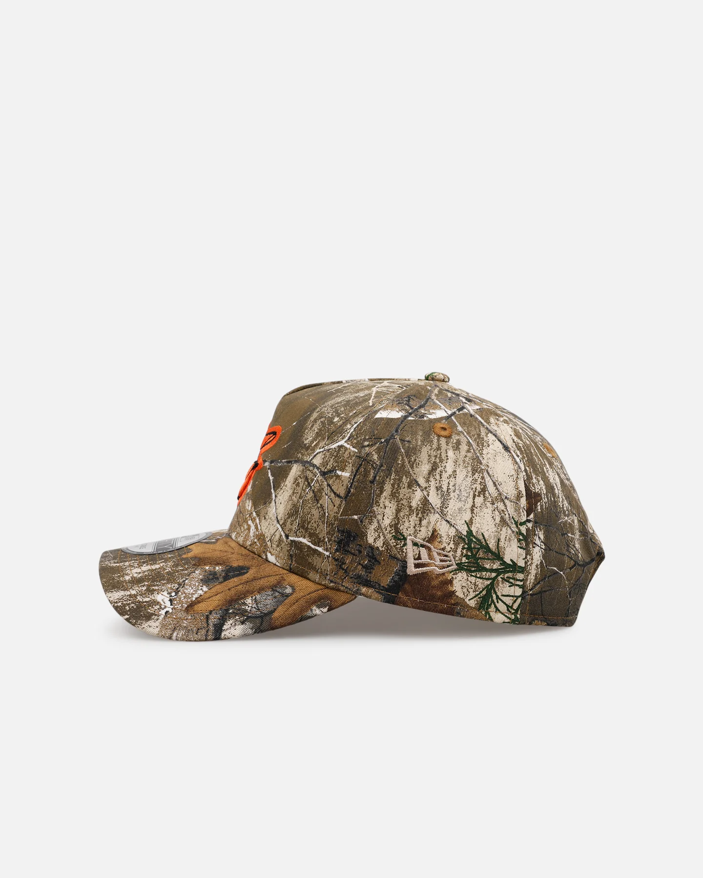 New Era Baltimore Orioles 'Great Outdoors Part II' 9FORTY A-Frame Snapback Real Tree Camo - Image 4