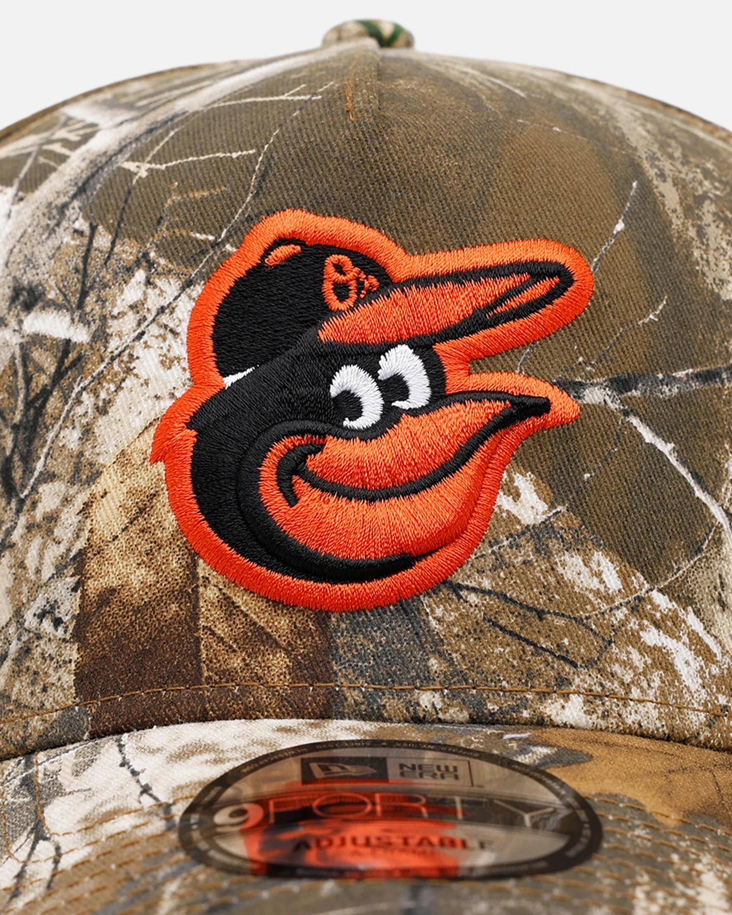 New Era Baltimore Orioles 'Great Outdoors Part II' 9FORTY A-Frame Snapback Real Tree Camo - Image 5