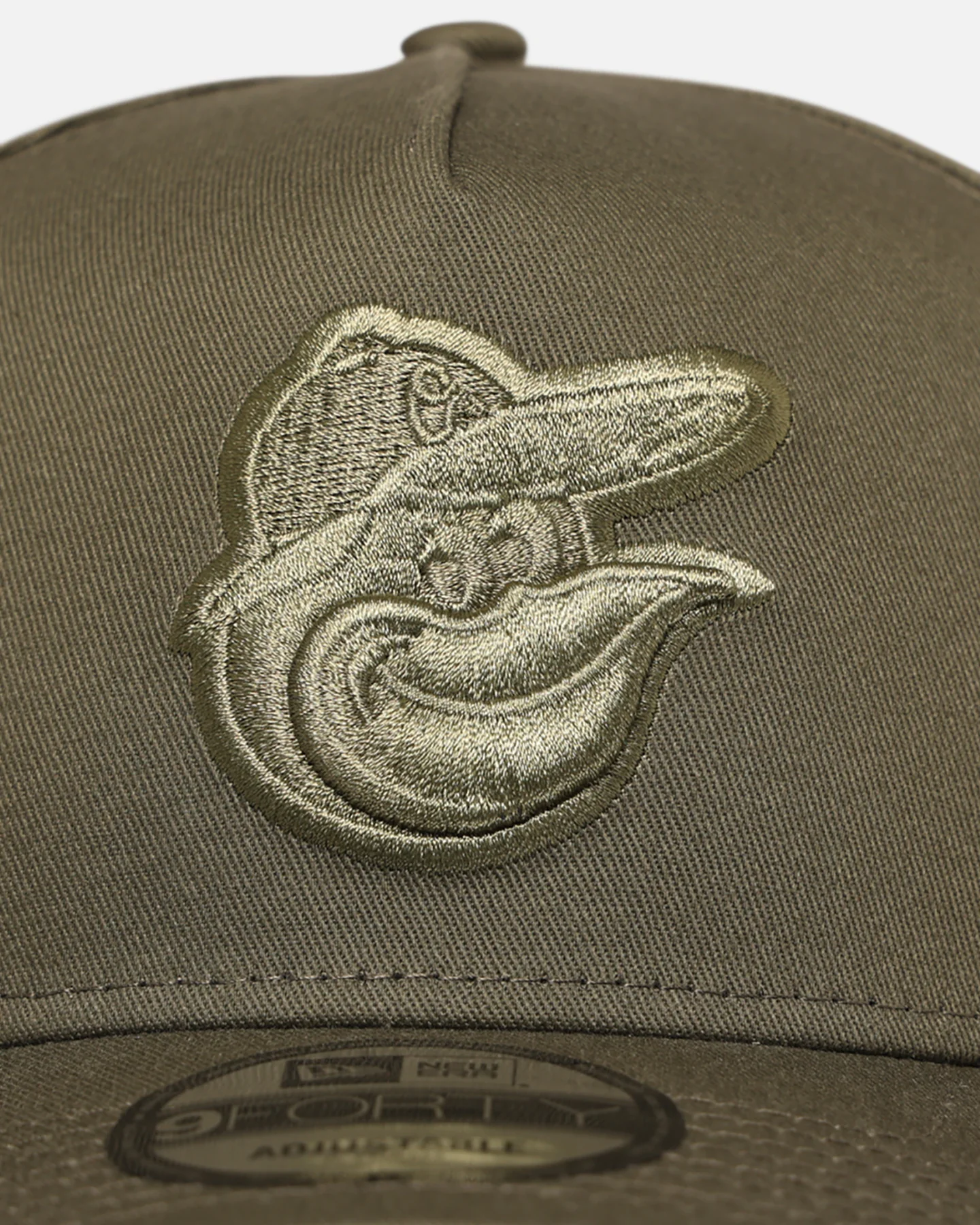New Era Baltimore Orioles 'Tonal Olive' 9FORTY A-Frame Snapback Olive - Image 5