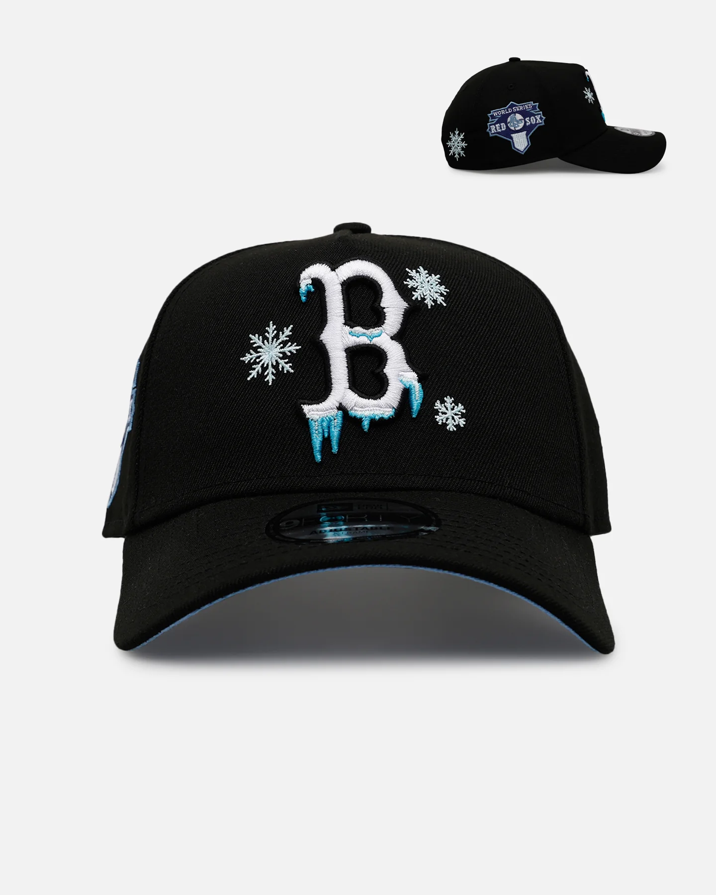 New Era Boston Red Sox 'Cold As Ice' 9FORTY A-Frame Snapback Black