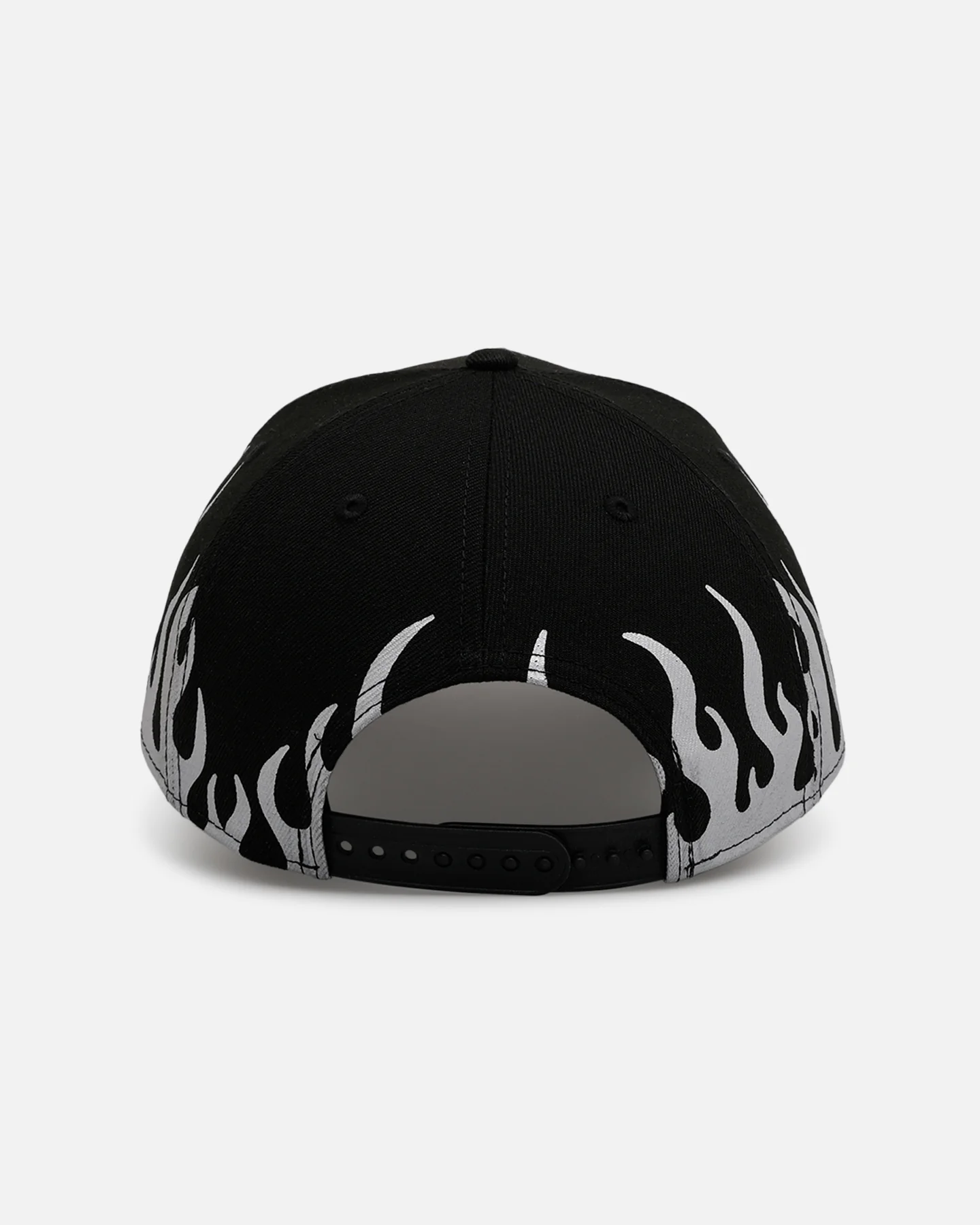 New Era Boston Red Sox 'Metallic Flames' 9FORTY A-Frame Snapback Black/Silver - Image 2