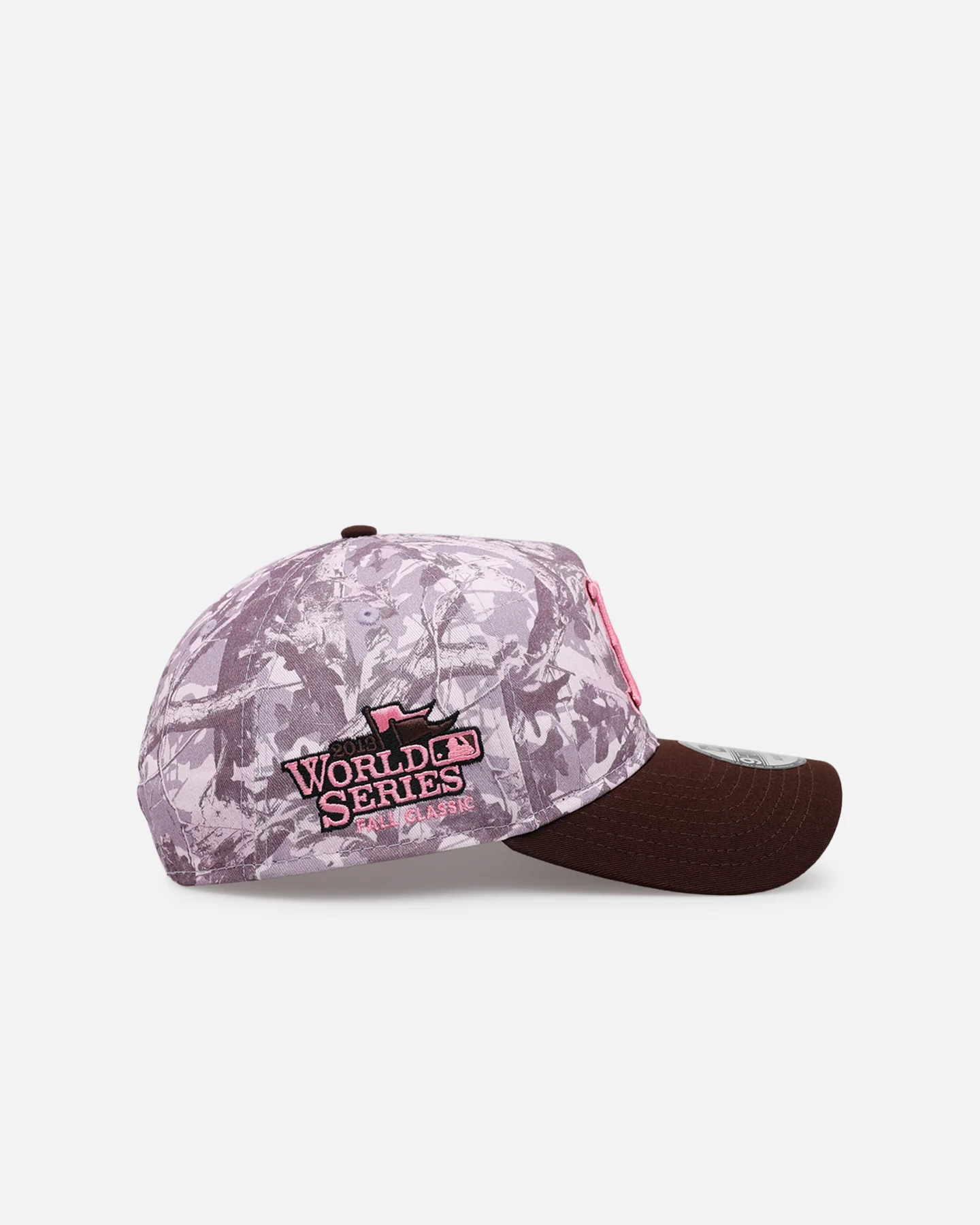 New Era Boston Red Sox 'Pink Tree Camo' 9FORTY A-Frame Snapback Pink - Image 3