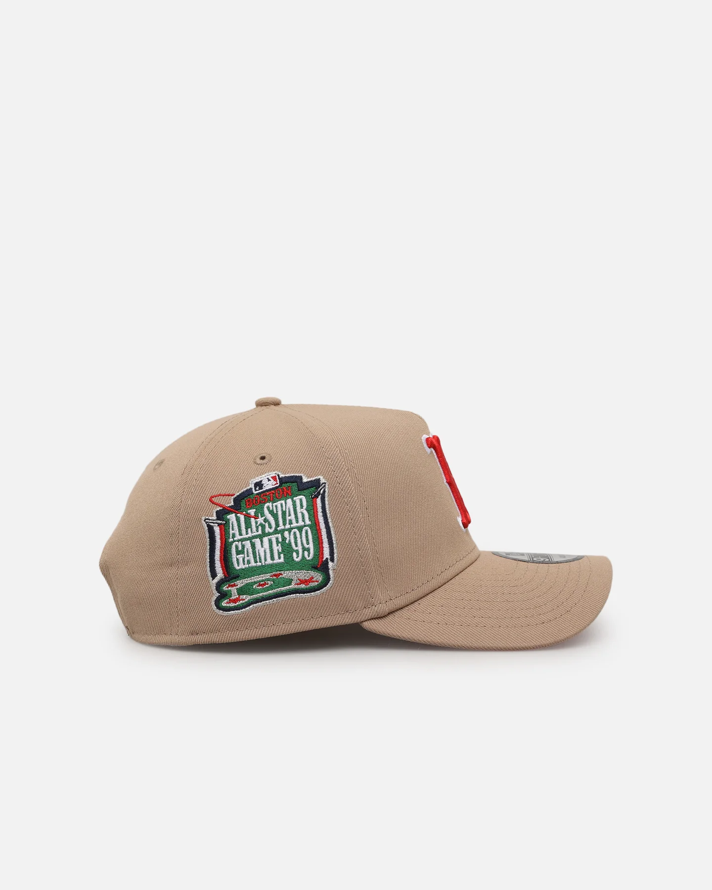 New Era Boston Red Sox 'Tan Pink' 9FORTY A-Frame Snapback Tan - Image 3