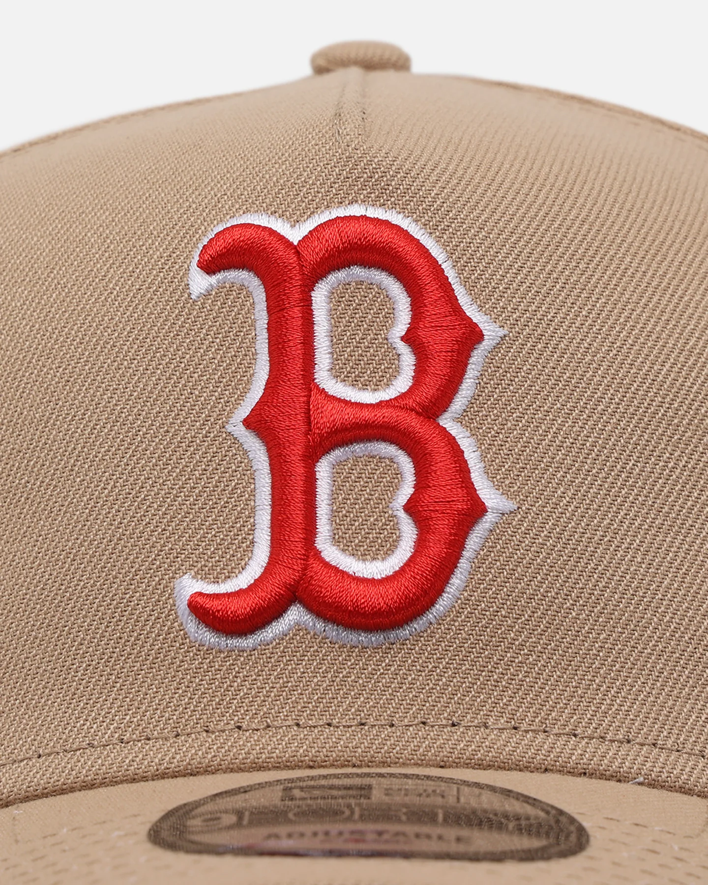 New Era Boston Red Sox 'Tan Pink' 9FORTY A-Frame Snapback Tan - Image 5