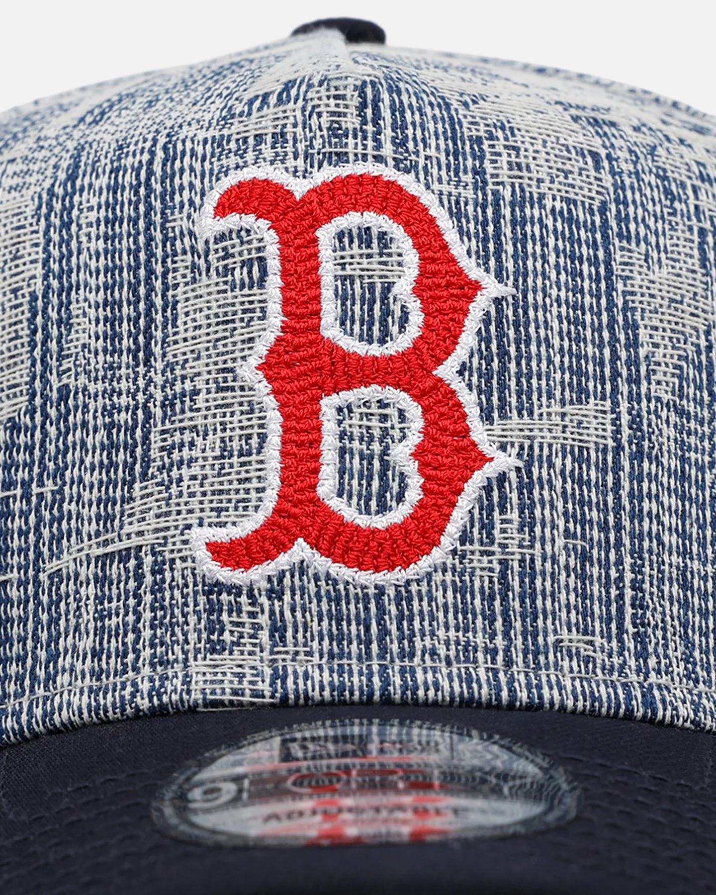 New Era Boston Red Sox 'Two Tone Denim' 9FORTY A-Frame Snapback Denim - Image 5