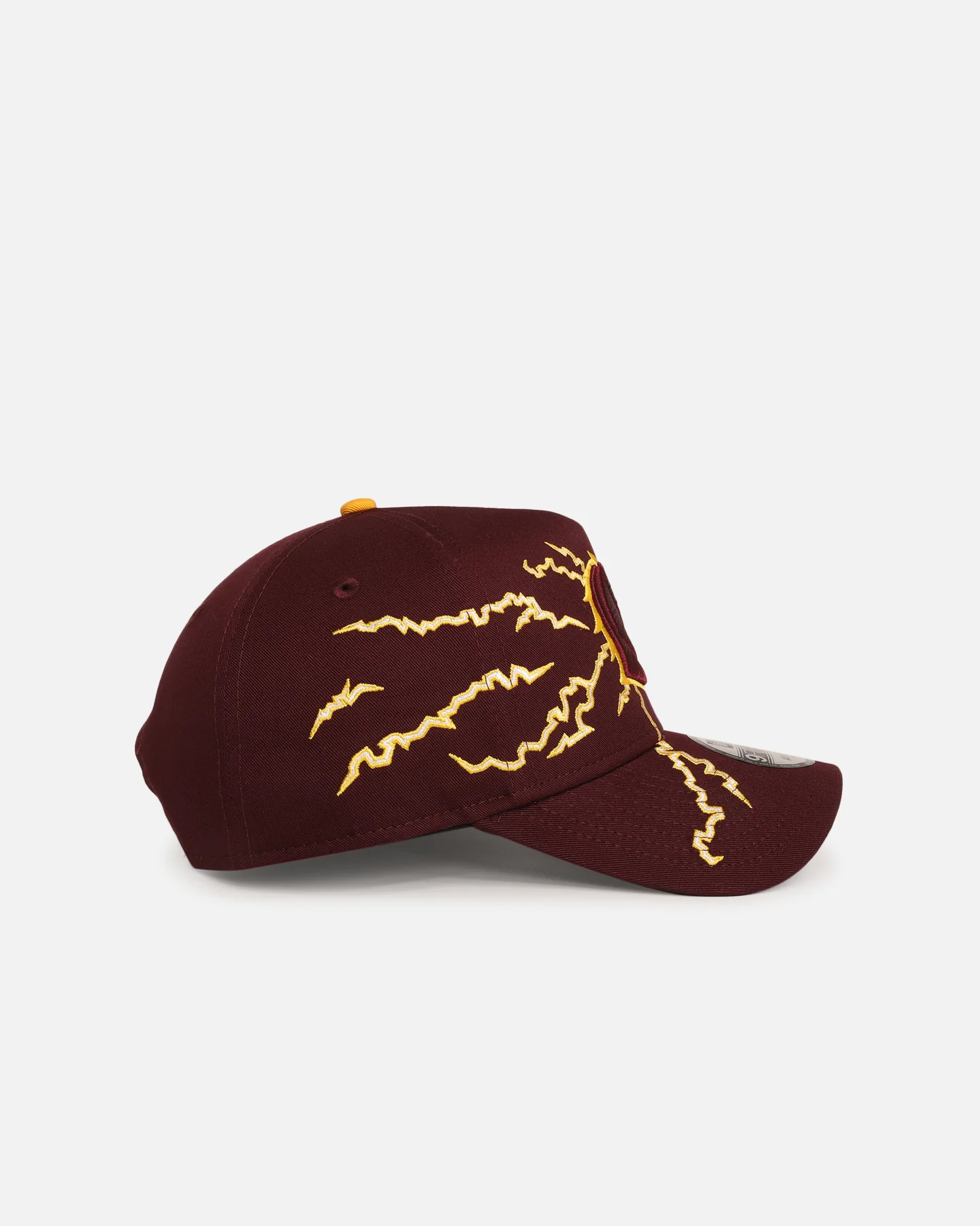 New Era Brisbane Broncos 'NRL Electric' 9FORTY A-Frame Snapback Official Team Colour - Image 3