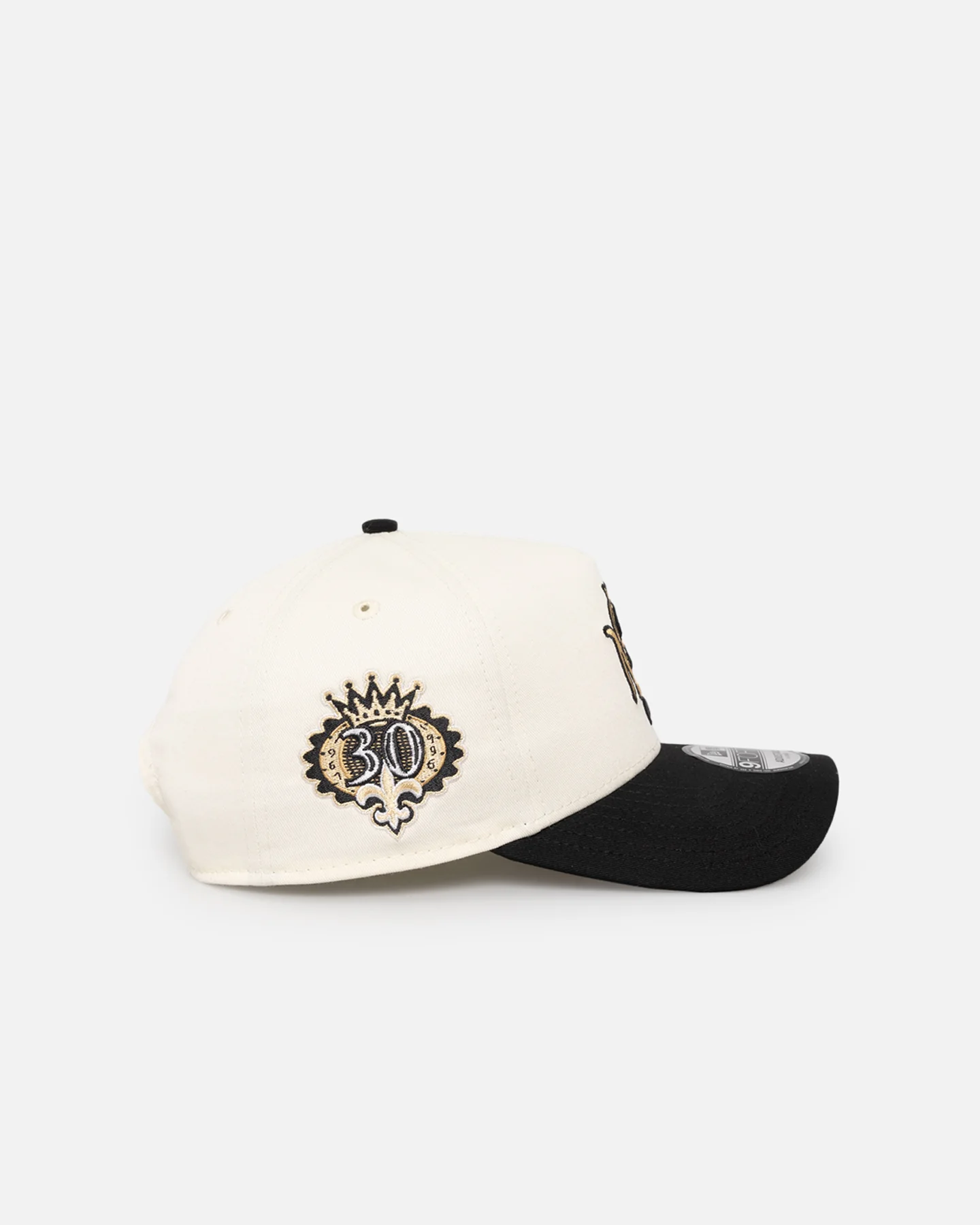 New Era New Orleans Saints 'NFL City Originals' 9FORTY A-Frame Snapback Chrome White/OTC - Image 4