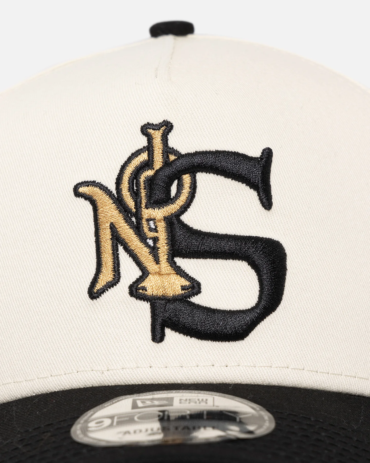 New Era New Orleans Saints 'NFL City Originals' 9FORTY A-Frame Snapback Chrome White/OTC - Image 6