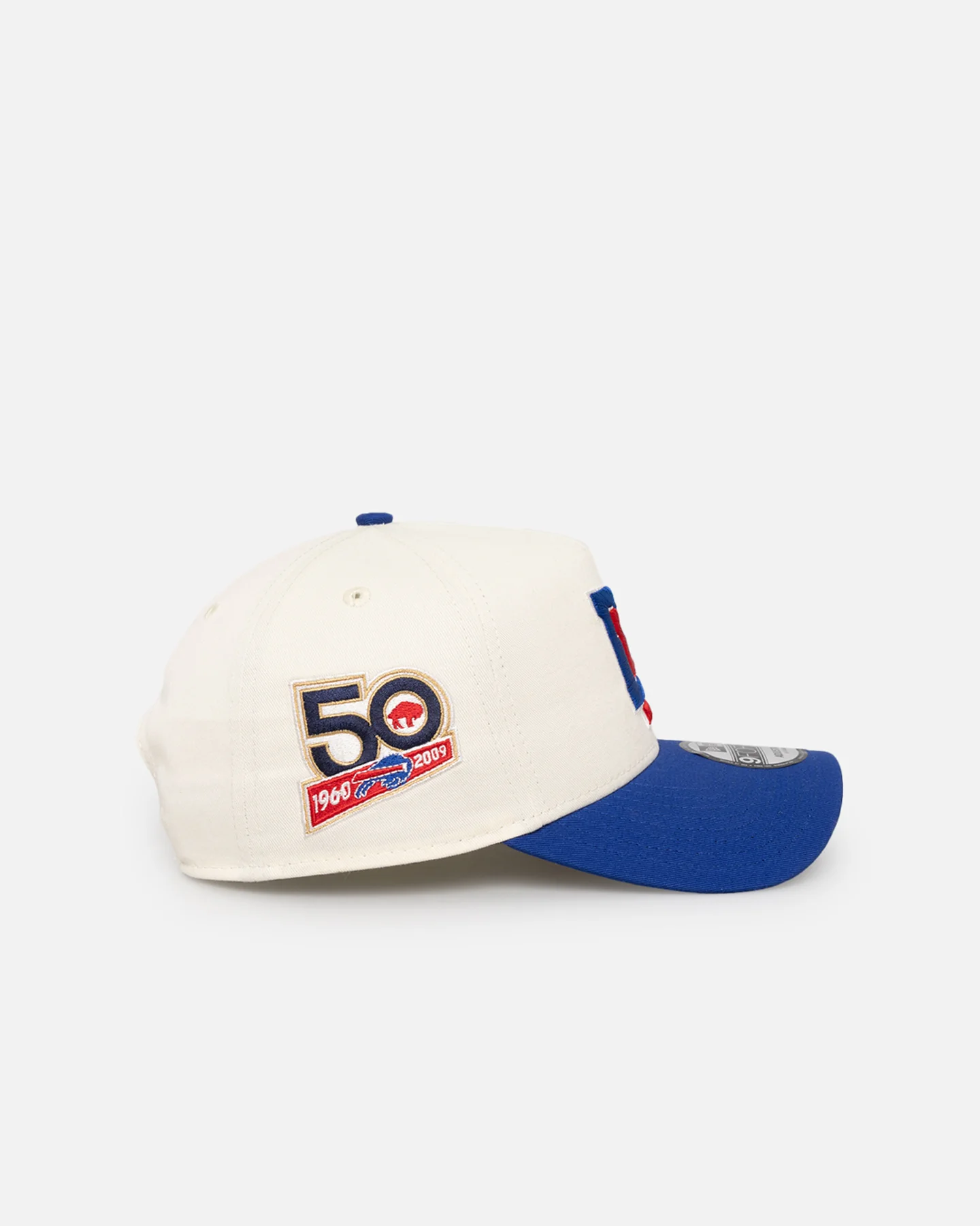 New Era Buffalo Bills 'NFL City Originals' 9FORTY A-Frame Snapback Chrome White/OTC - Image 3