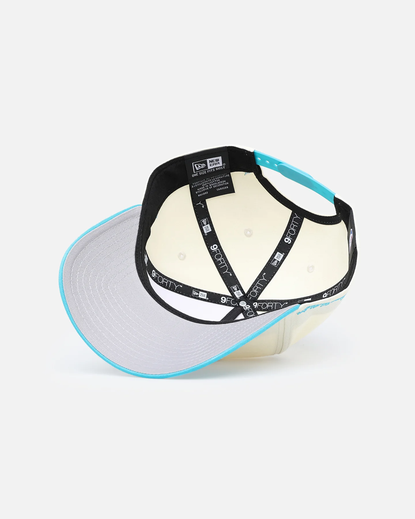 New Era Charlotte Hornets 'NBA X Hyperfly' 9FORTY A-Frame Snapback Chrome White - Image 6
