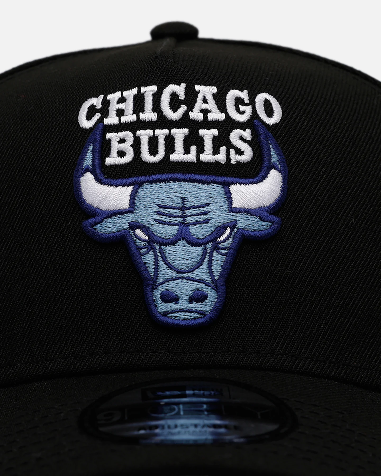 New Era Chicago Bulls 'Black And Sky Blue' 9FORTY A-Frame Snapback Black/Sky Blue - Image 5