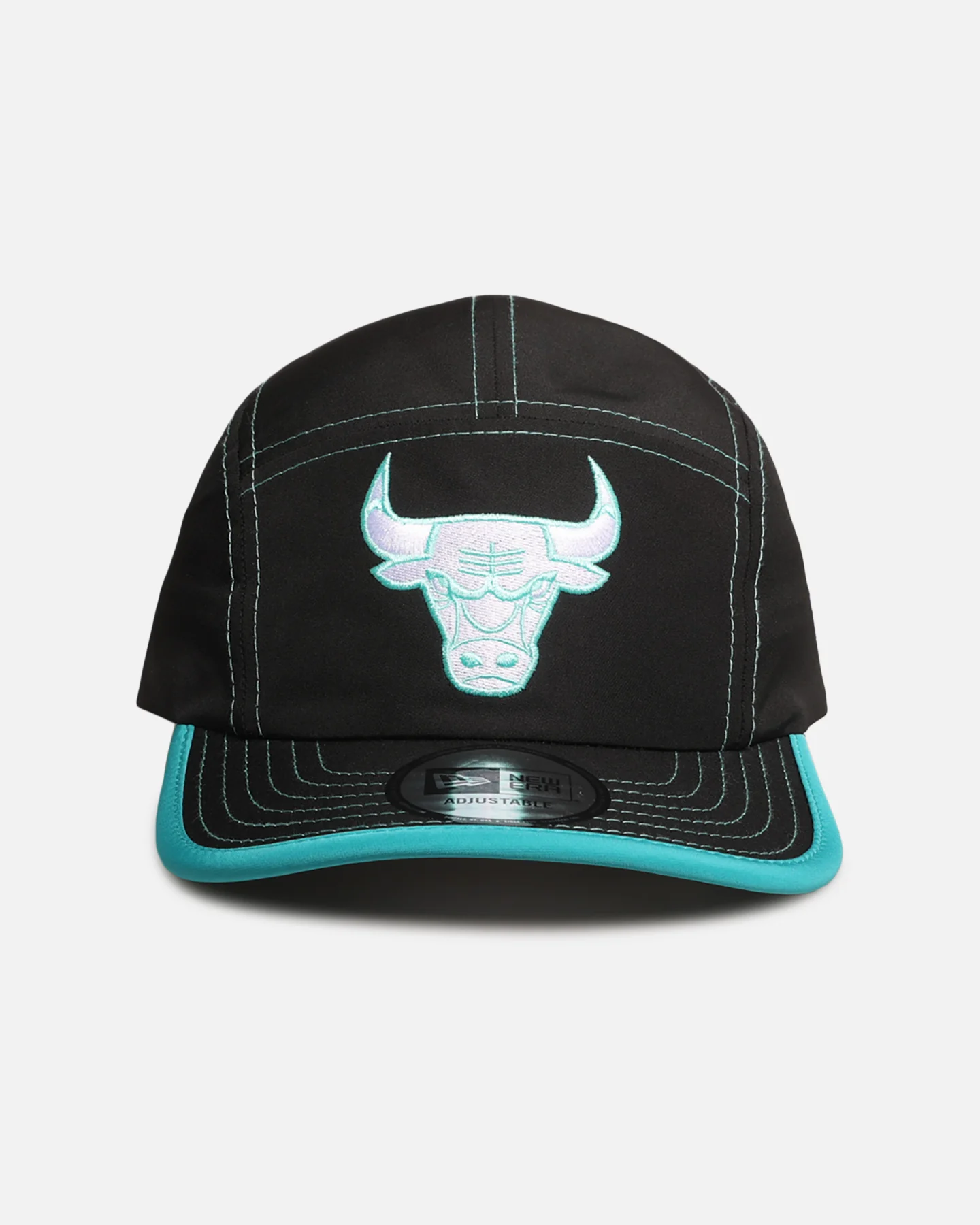 New Era Chicago Bulls 'Black Aqua' Camper Strapback Black/Aqua