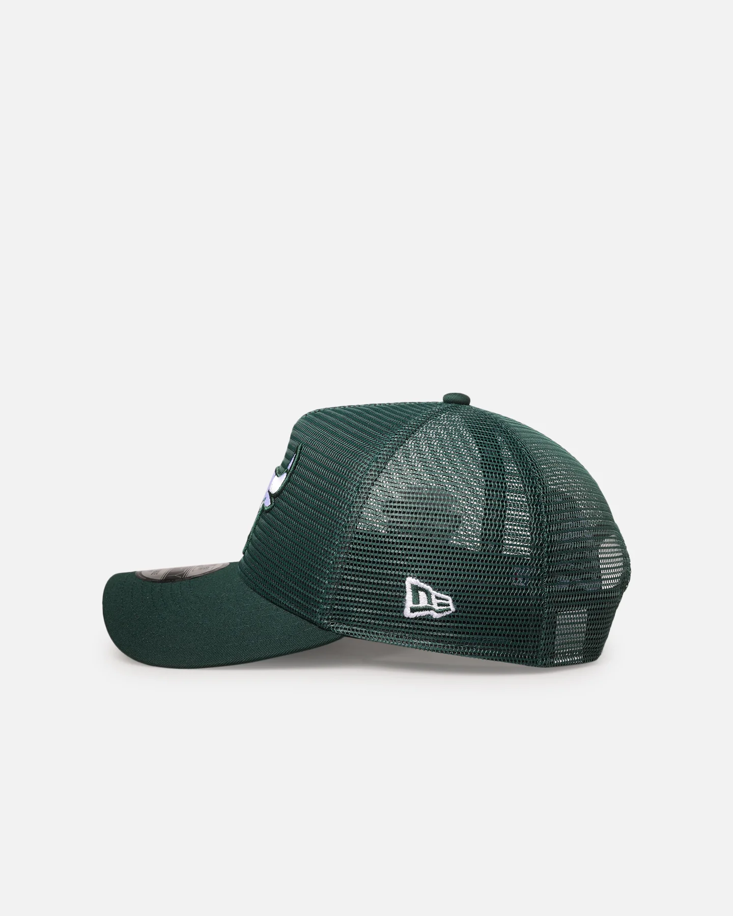 New Era Chicago Bulls 'Polychromatic Mesh' 9FORTY A-Frame Snapback Dark Green - Image 4