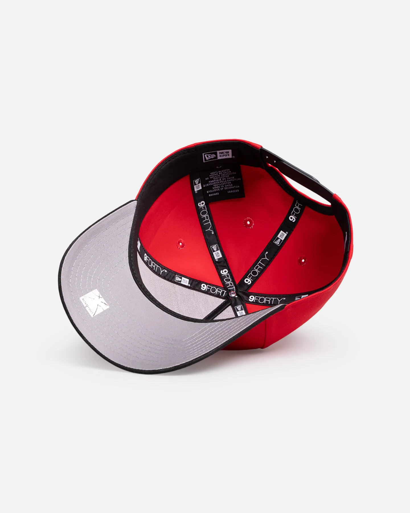 New Era Chicago Bulls 'Two-Tone' 9FORTY A-Frame Snapback Red/Black - Image 6