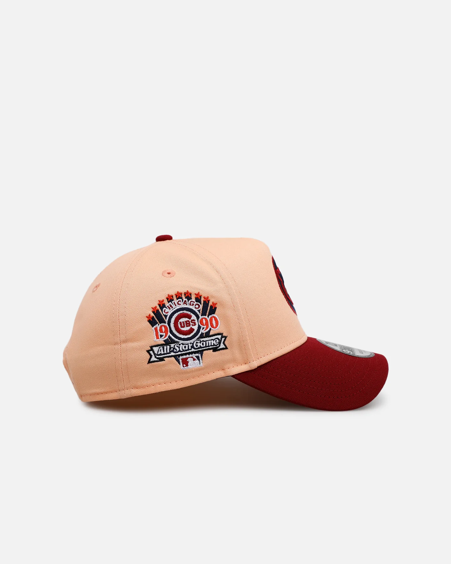 New Era Chicago Cubs 'Volcano' 9FORTY A-Frame Snapback Peach - Image 3