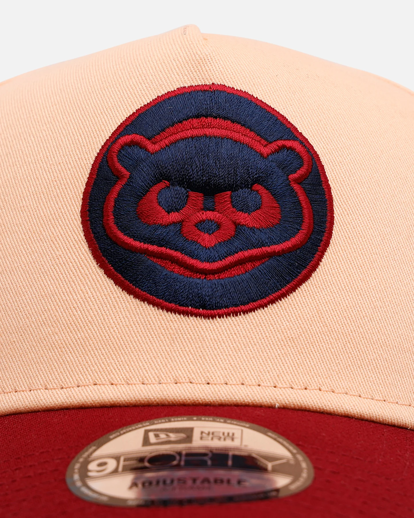 New Era Chicago Cubs 'Volcano' 9FORTY A-Frame Snapback Peach - Image 5