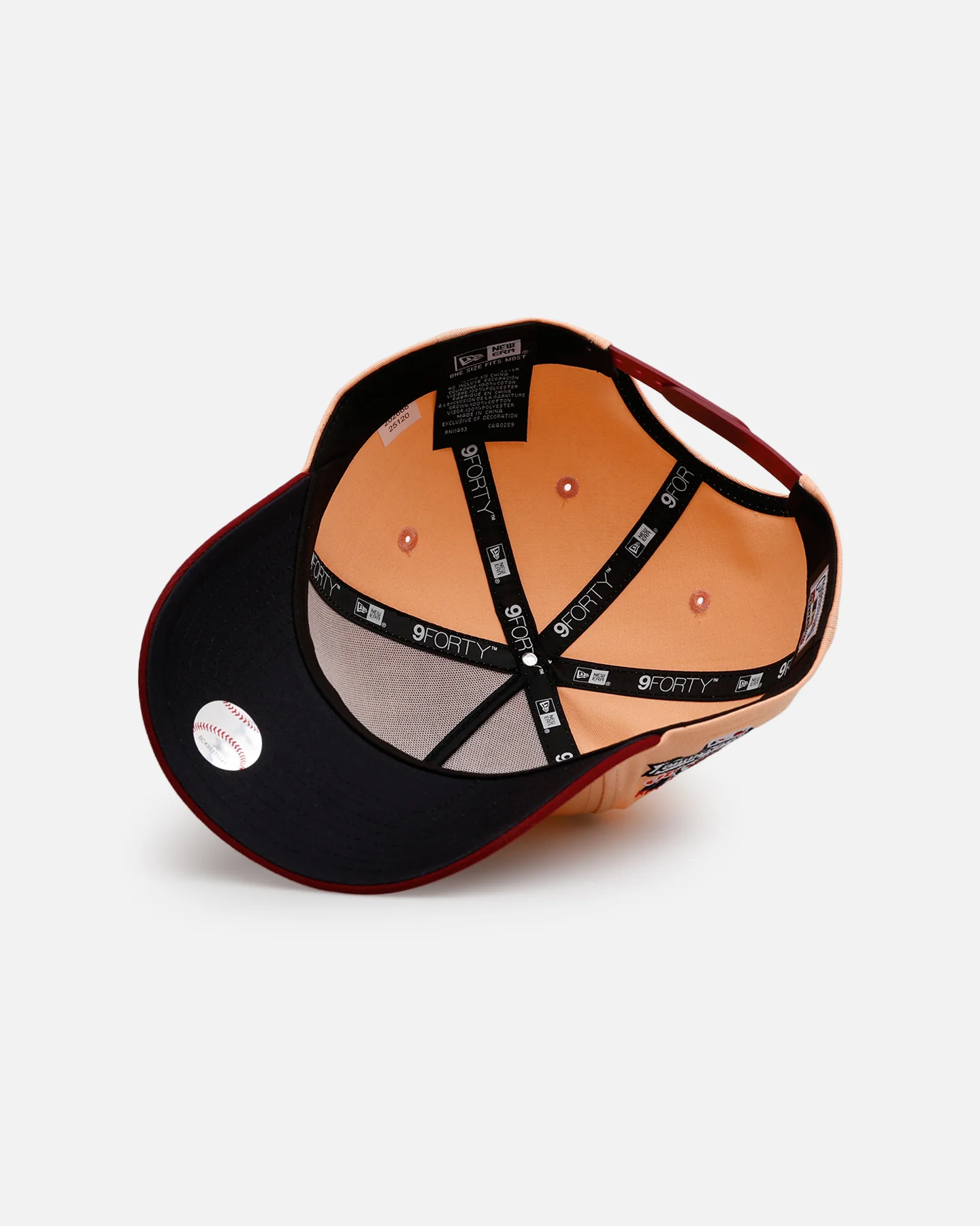 New Era Chicago Cubs 'Volcano' 9FORTY A-Frame Snapback Peach - Image 6