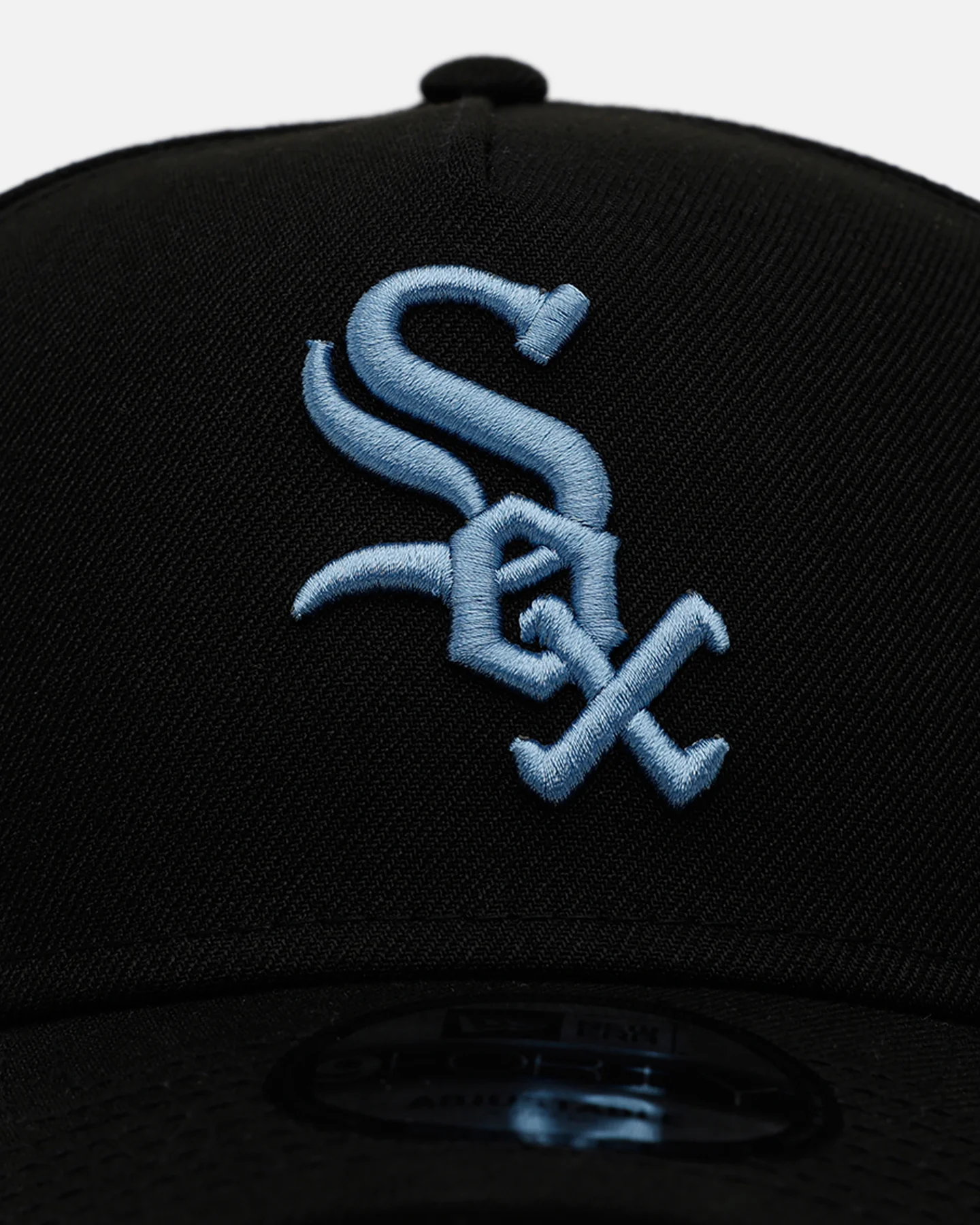 New Era Chicago White Sox 'Black And Sky Blue' 9FORTY A-Frame Snapback Black/Sky Blue - Image 5