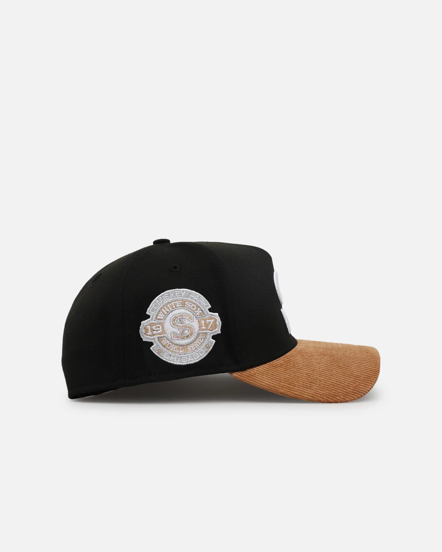 New Era Chicago White Sox 'Black Wheat' 39THIRTY A-Frame Stretch Fit Black/Wheat - Image 4