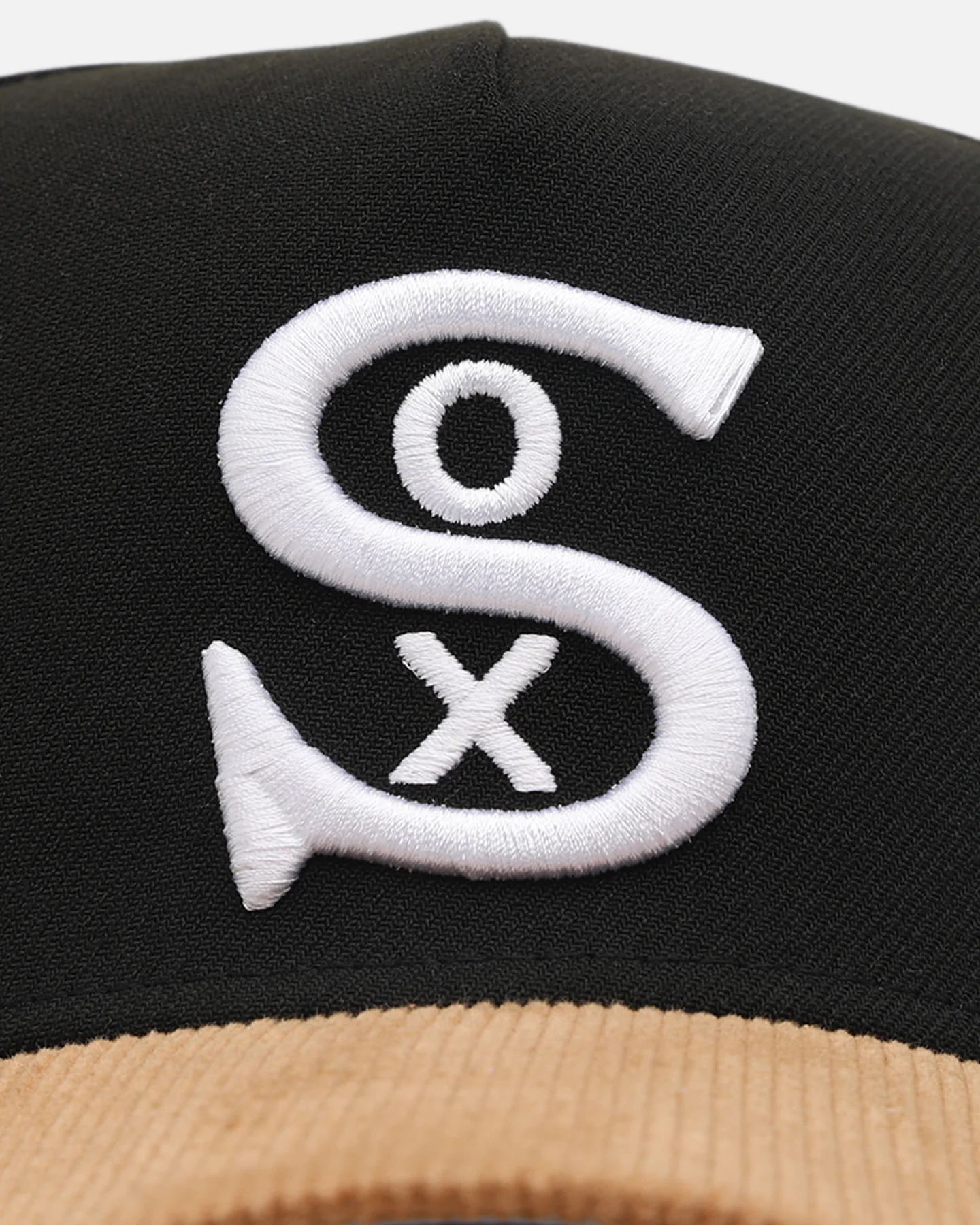 New Era Chicago White Sox 'Black Wheat' 39THIRTY A-Frame Stretch Fit Black/Wheat - Image 6