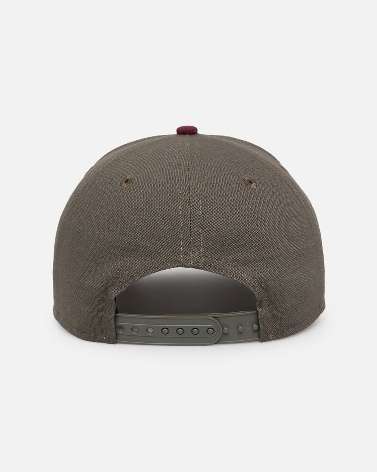 New Era Chicago White Sox 'Contrast Visor' Pre-Curved Golfer Snapback Moss/Maroon - Image 2