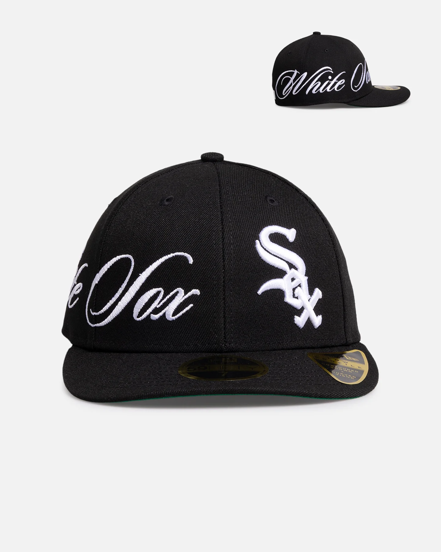 New Era Chicago White Sox 'MLB Side Script 59FIFTY Fitted Black