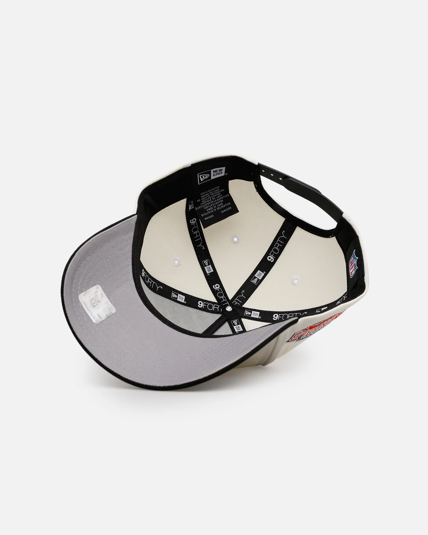 New Era Cincinnati Bengals 'Chrome Metallic Wordmark' 9FORTY A-Frame Snapback Chrome - Image 6