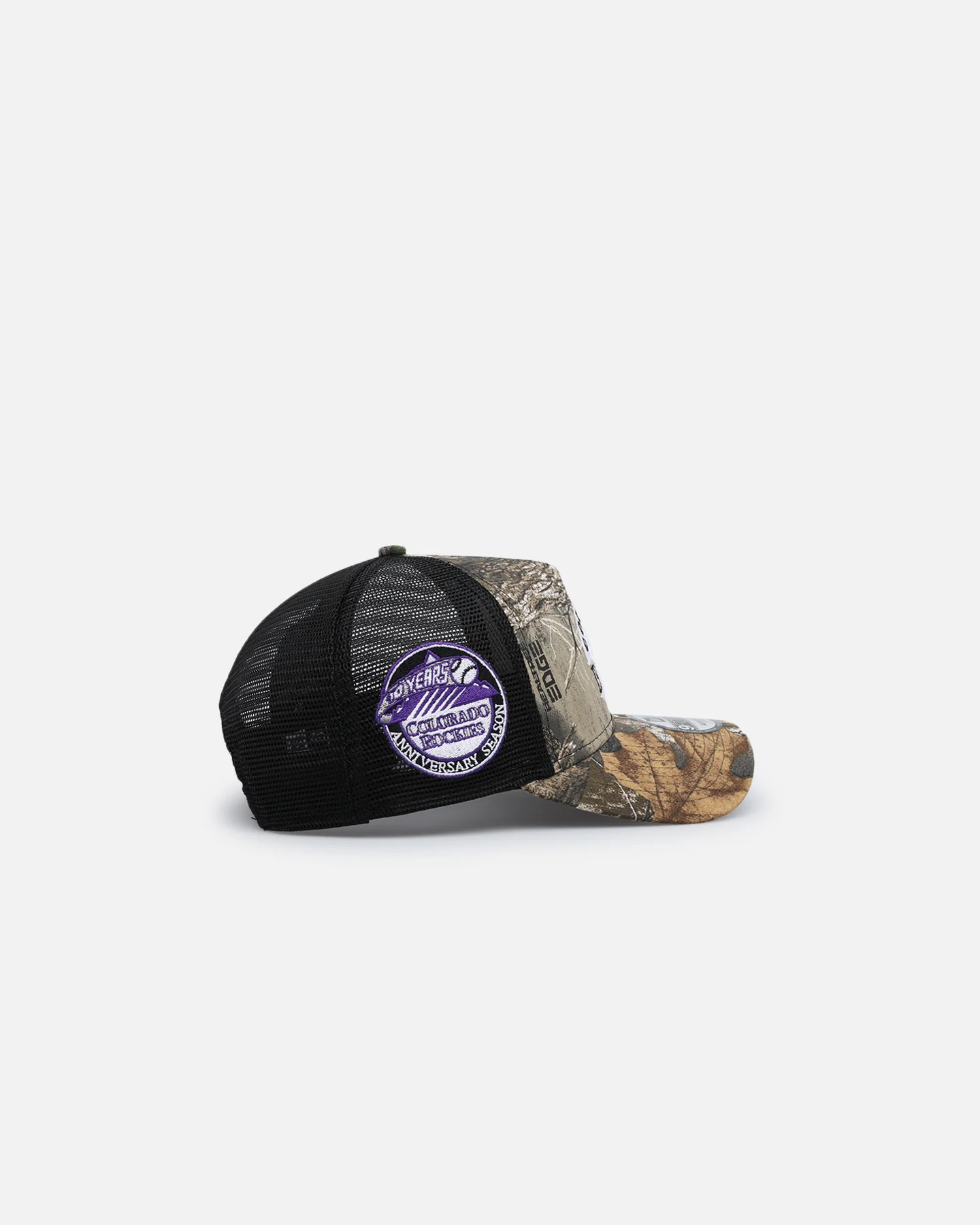 New Era Colorado Rockies 'Real Tree' 9FORTY A-Frame Trucker Snapback Realtree Edge - Image 3