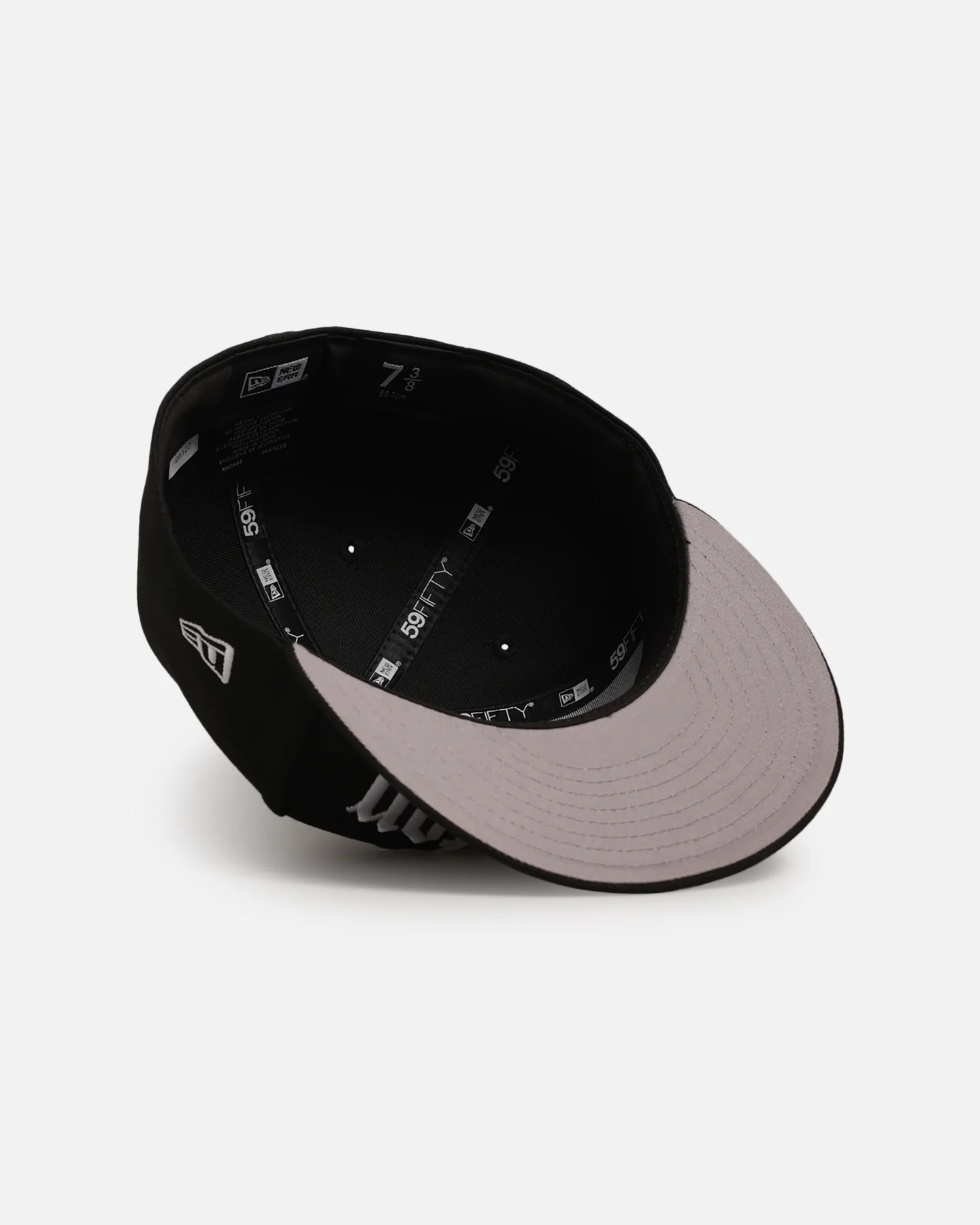 New Era Compton 'Homage' 59FIFTY Fitted Black/White - Image 6