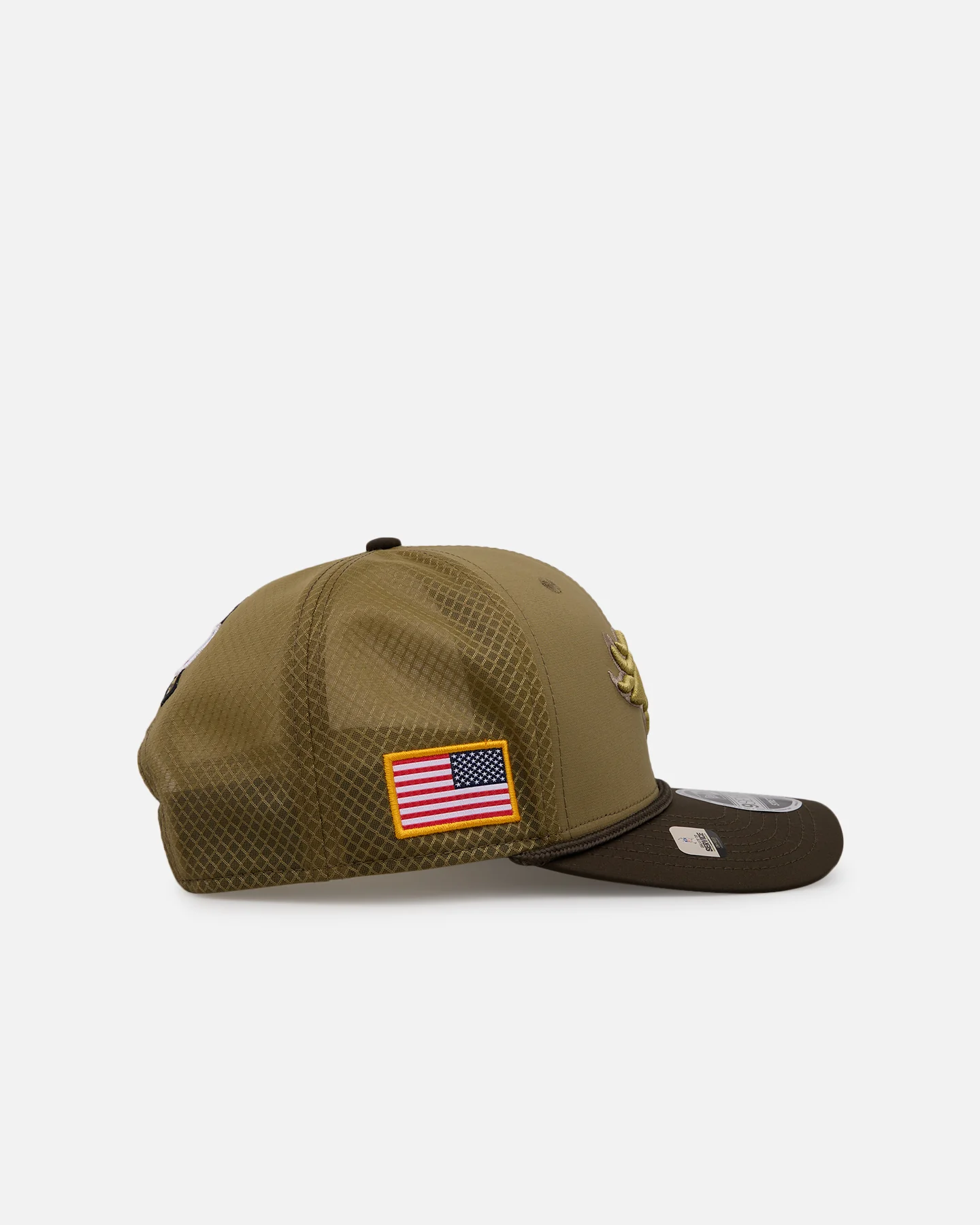 New Era Denver Broncos 'Salute' 9SEVENTY Snapback Olive - Image 3