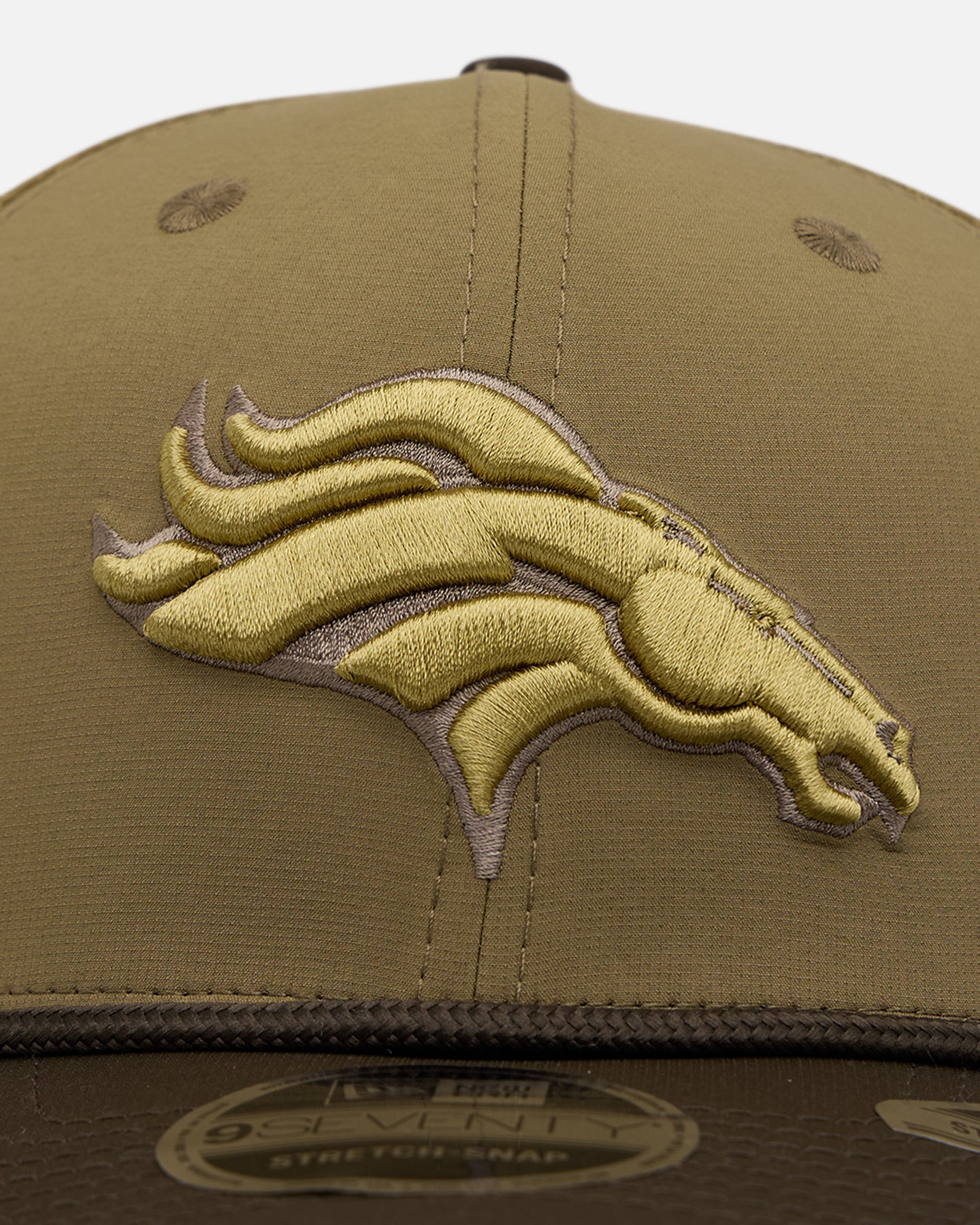 New Era Denver Broncos 'Salute' 9SEVENTY Snapback Olive - Image 5