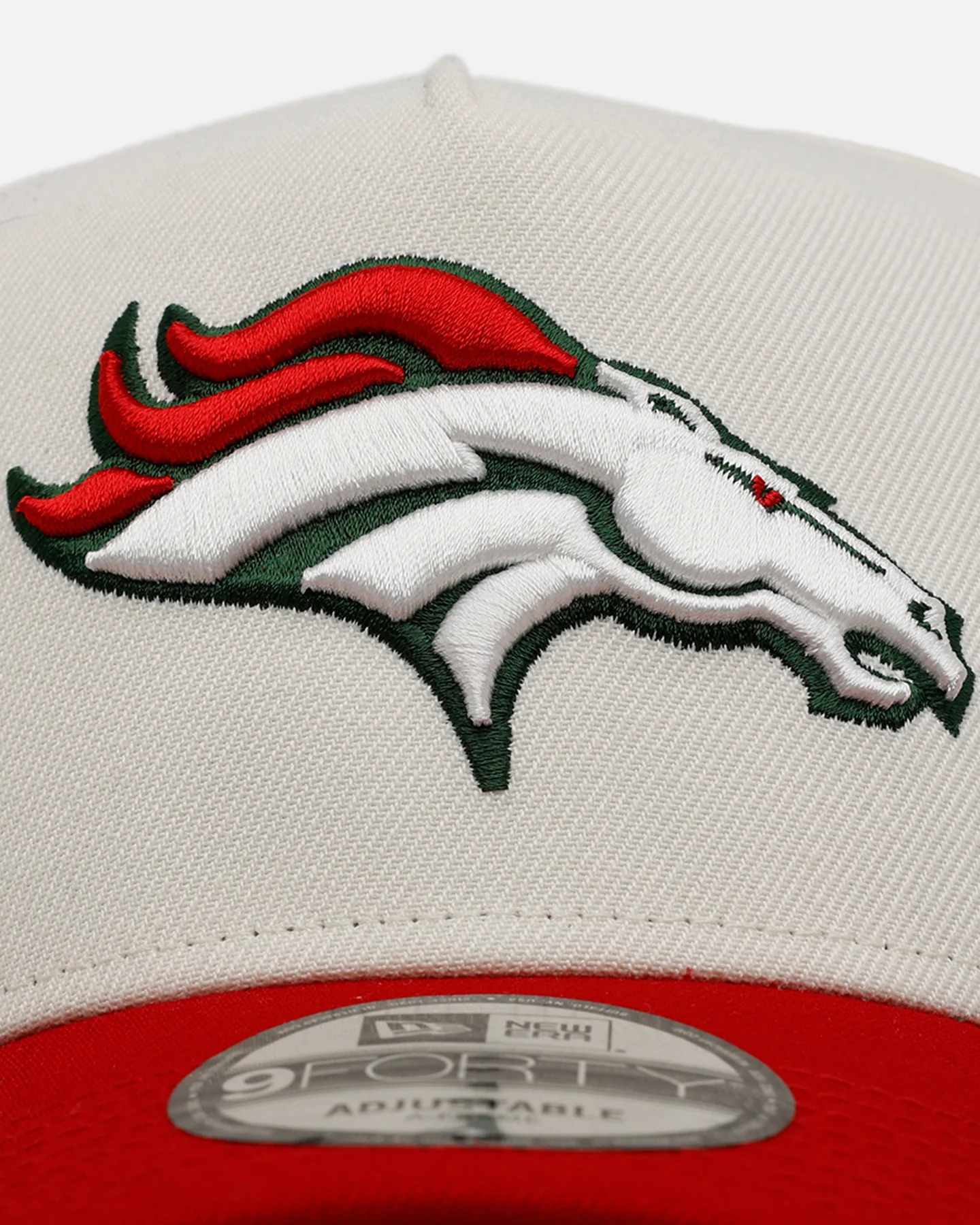 New Era Denver Broncos 'Strawberry' 9FORTY A-Frame Snapback Chrome/Red - Image 5