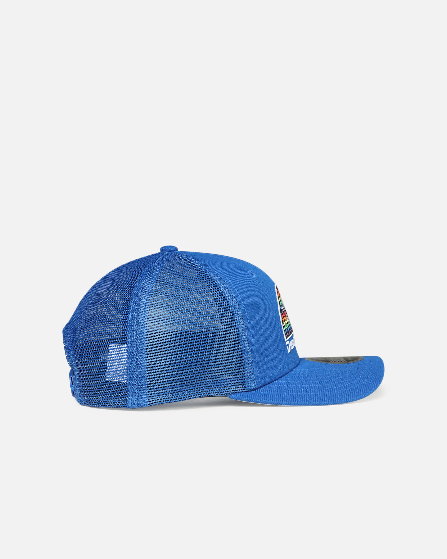 New Era Denver Nuggets 'HWC' 9SEVENTY Trucker Stretch Snapback Medium Blue - Image 3