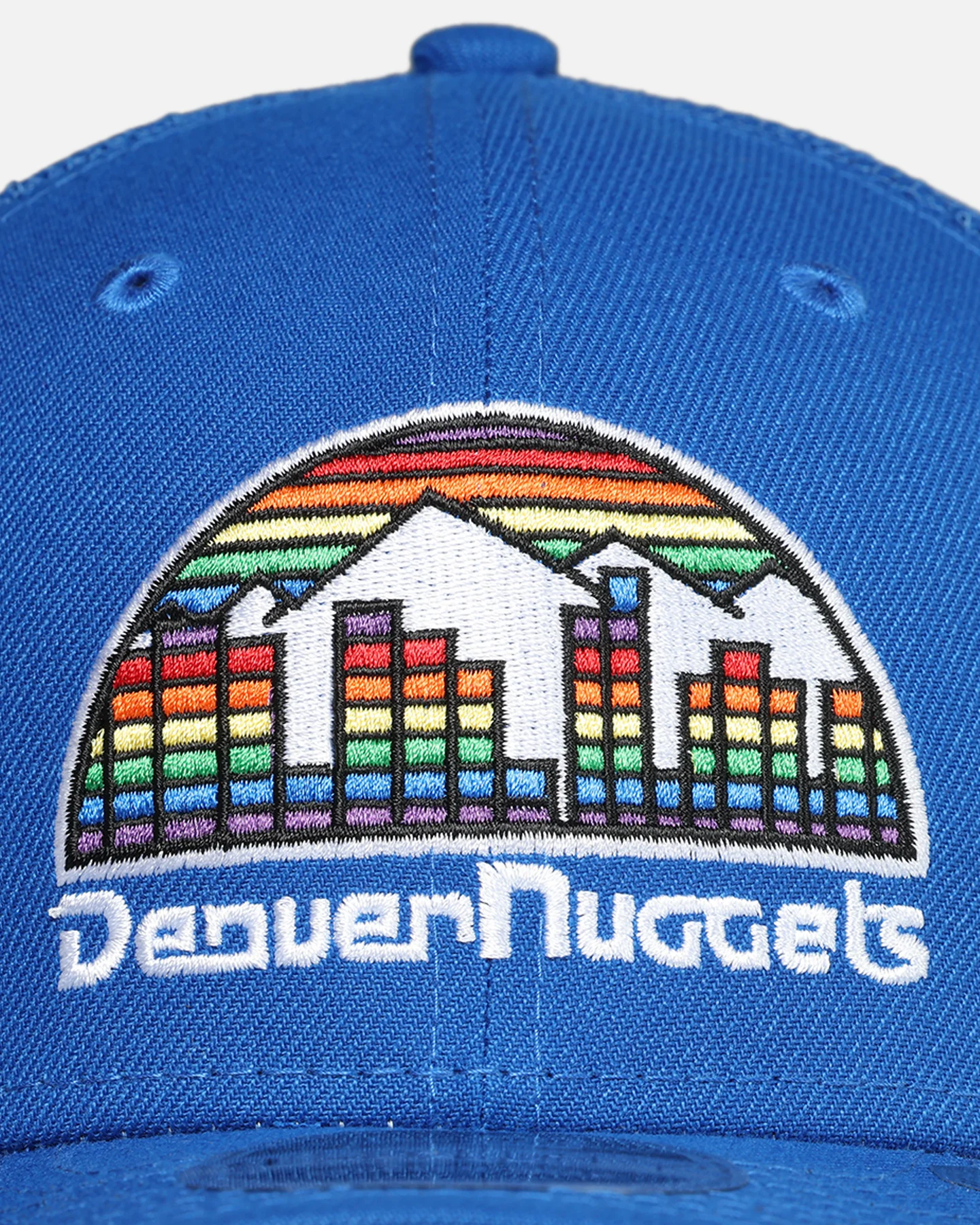 New Era Denver Nuggets 'HWC' 9SEVENTY Trucker Stretch Snapback Medium Blue - Image 5