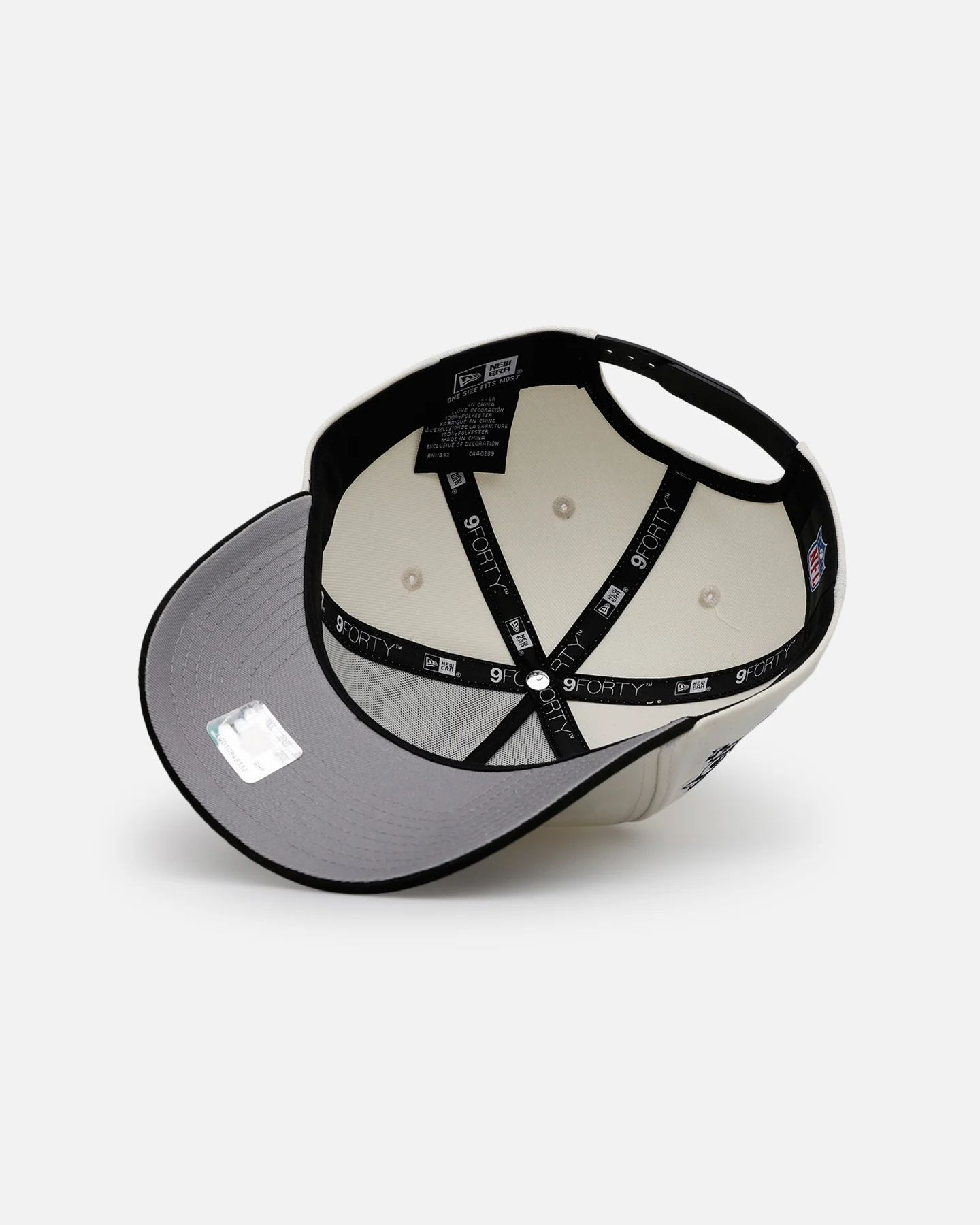 New Era Detroit Lions 'Chrome Black' 9FORTY A-Frame Snapback Chrome/Black - Image 6