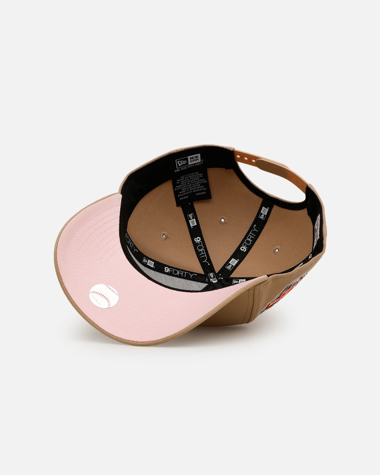 New Era Detroit Tigers 'Tan Pink' 9FORTY A-Frame Snapback Tan - Image 6