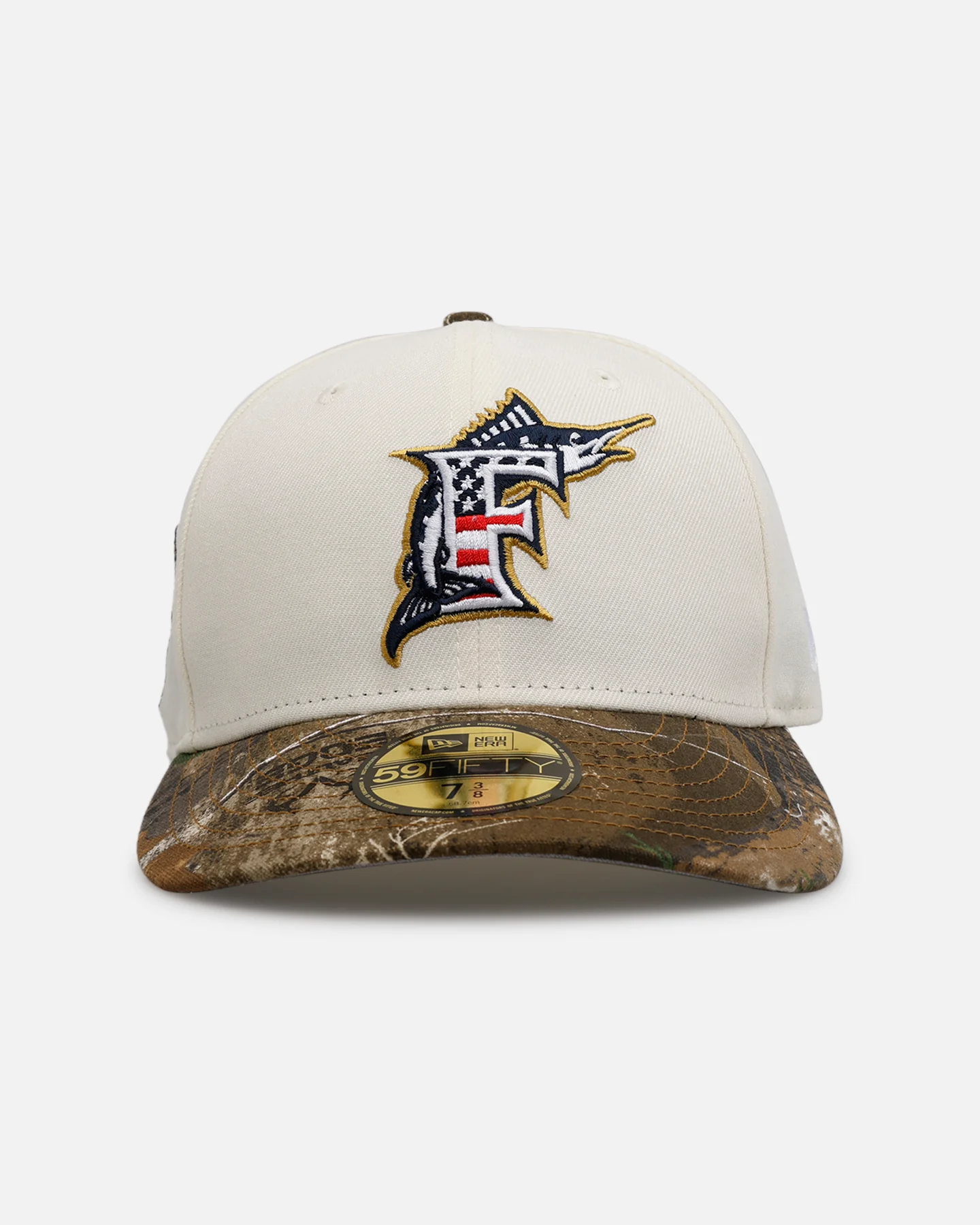 New Era Florida Marlins 'Stars And Stripes' 59FIFTY Fitted Chrome - Image 7