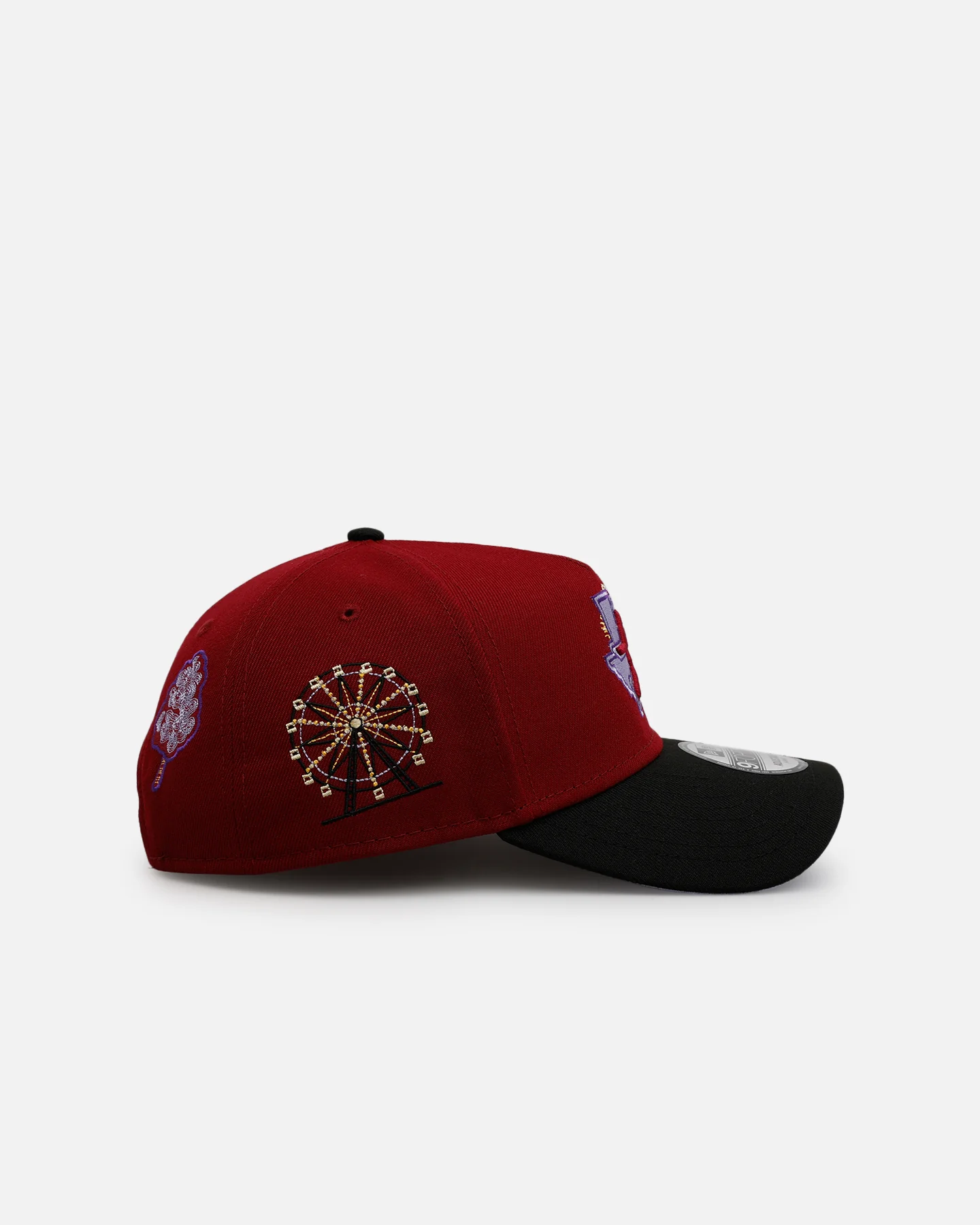 New Era Houston Astros 'Carnival' 9FORTY A-Frame Snapback Cardinal - Image 3