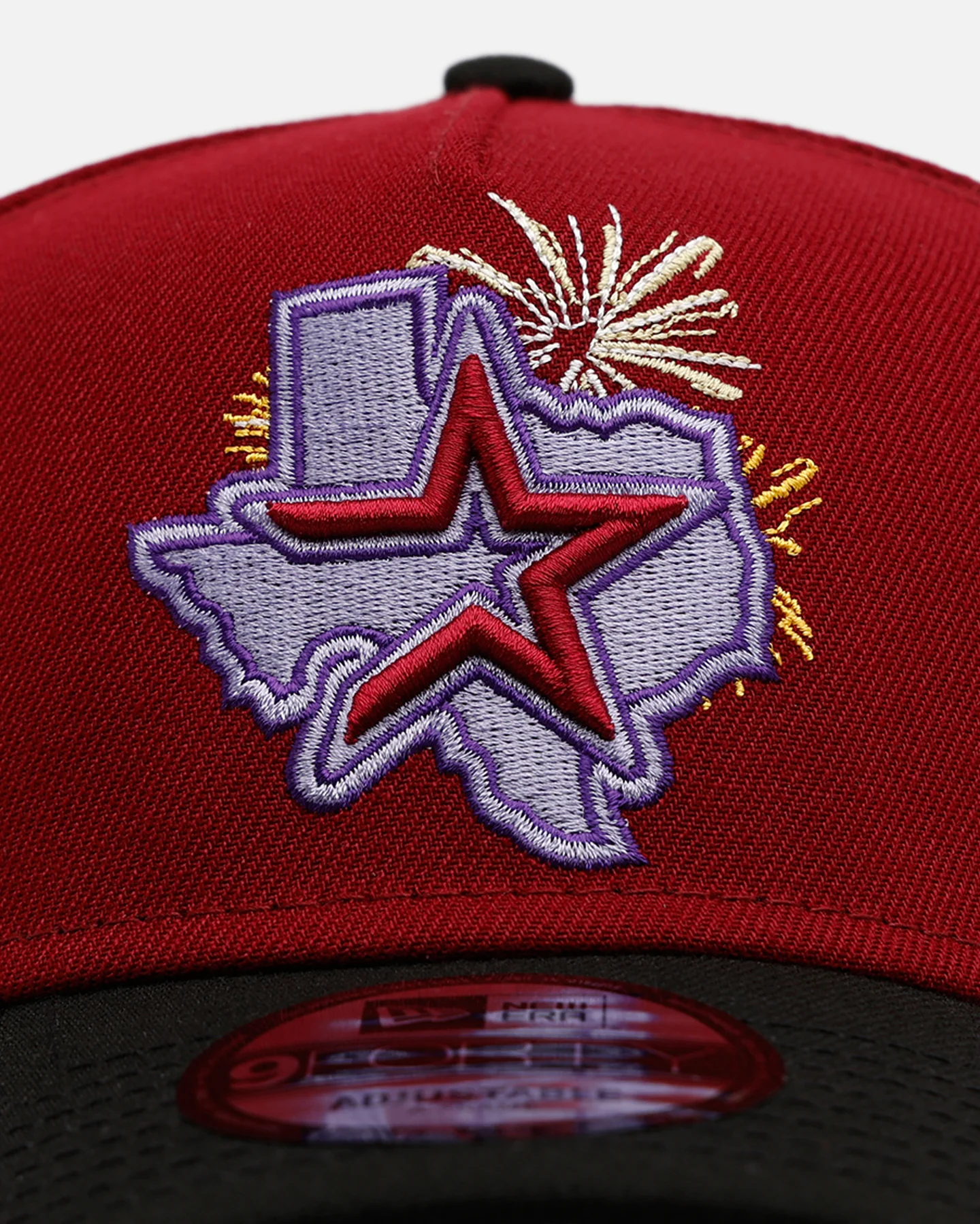 New Era Houston Astros 'Carnival' 9FORTY A-Frame Snapback Cardinal - Image 5
