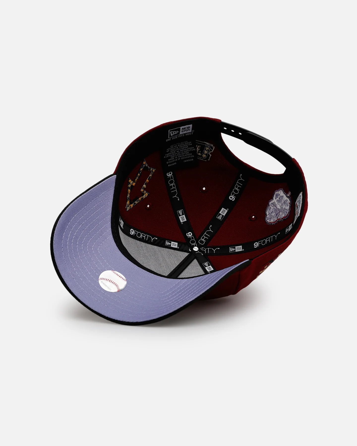 New Era Houston Astros 'Carnival' 9FORTY A-Frame Snapback Cardinal - Image 6