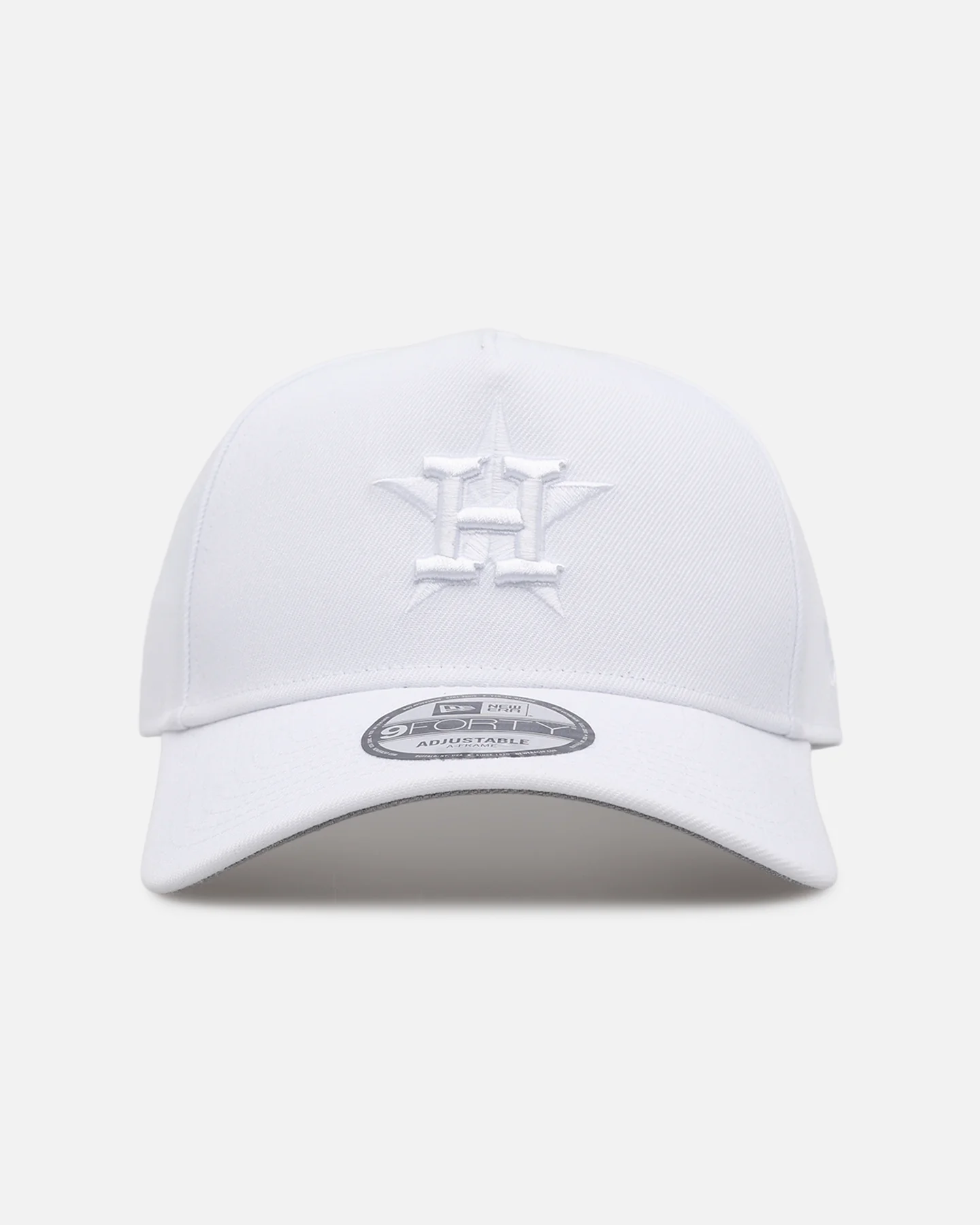 New Era Houston Astros 'Easy White' 9FORTY A-Frame Snapback White/White