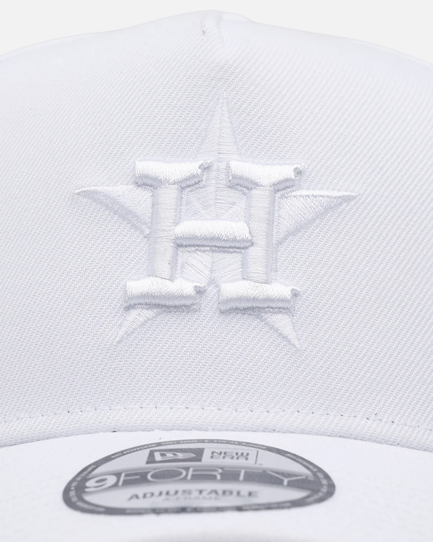 New Era Houston Astros 'Easy White' 9FORTY A-Frame Snapback White/White - Image 5