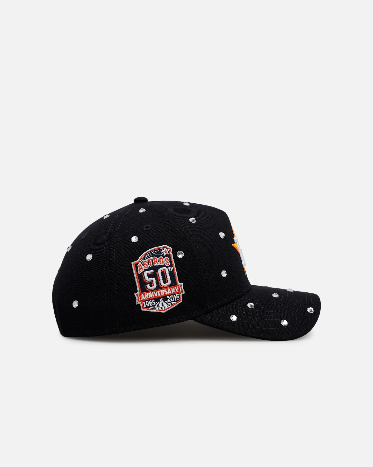 New Era Houston Astros 'Embellishment' 9FORTY A-Frame Snapback Navy - Image 3
