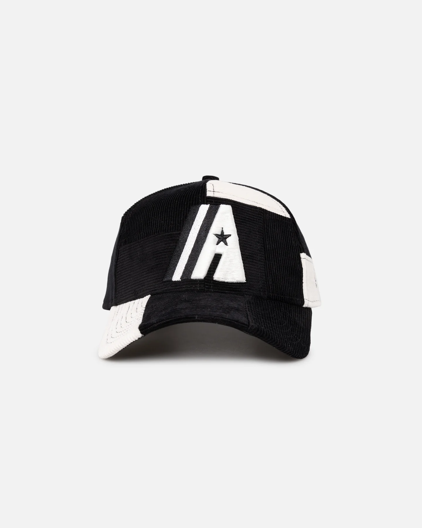 New Era Houston Astros 'Patchwork Corduroy' 9FORTY A-Frame Snapback Black/Cream